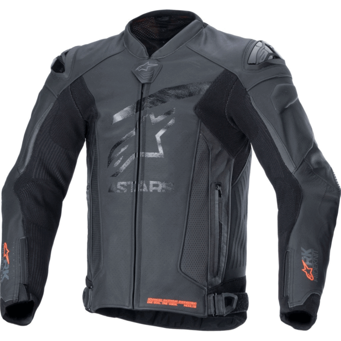 Alpinestars GP Force Chaser Leather Motorcycle Suit - White, Black & Fluo Red