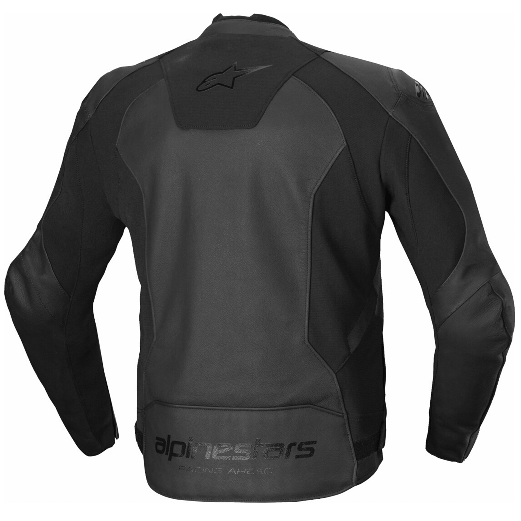 Alpinestars Faster V3 Professional Leather Motorcycle Jacket / Suit - All-Black Stealth Edition - Image 2