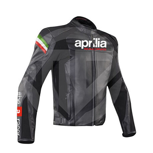 Aprilia Racing Leather Jacket – Premium Motorbike Riding Gear