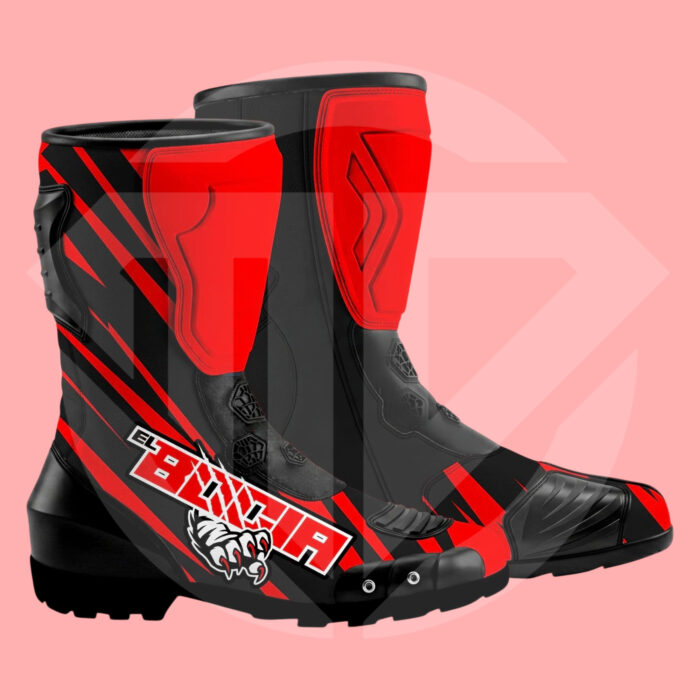 Axel Bassani WSBK 2026 Kawasaki Replica Leather Racing Boots