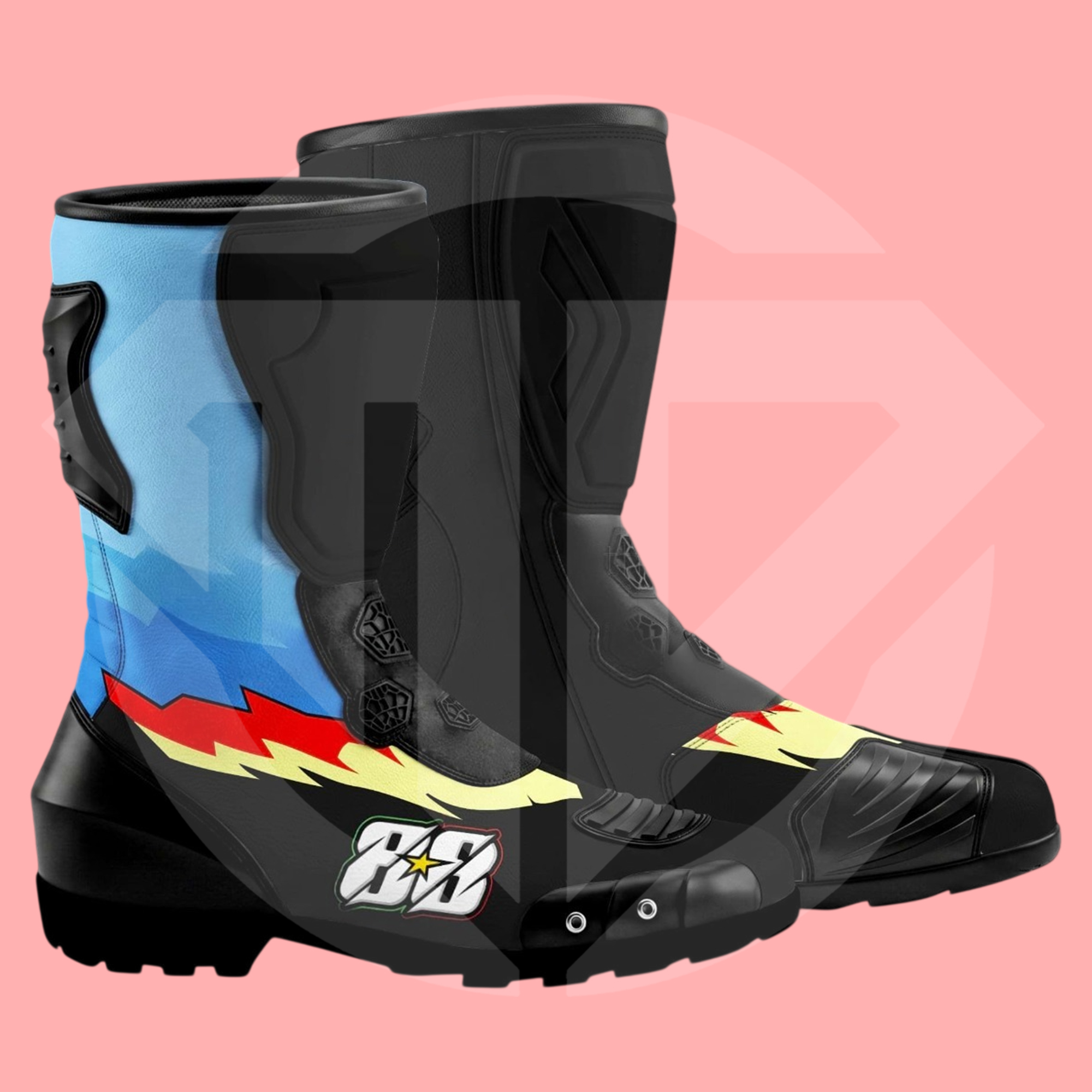 Miguel Oliveira WSBK 2026 Replica Leather Racing Boots