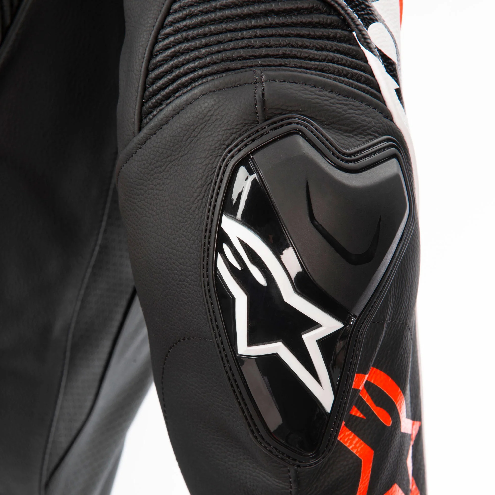 Alpinestars GP Force Phantom Leather Motorcycle Suit - Matte Black & Dark Gray - Image 2