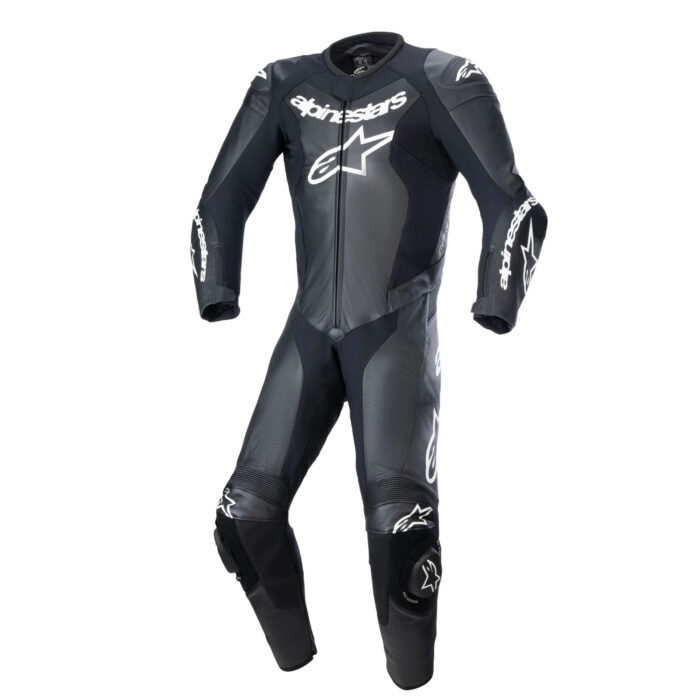 Alpinestars GP Racing Ahead Edition Leather Motorcycle Suit - Black & Shadow Gray