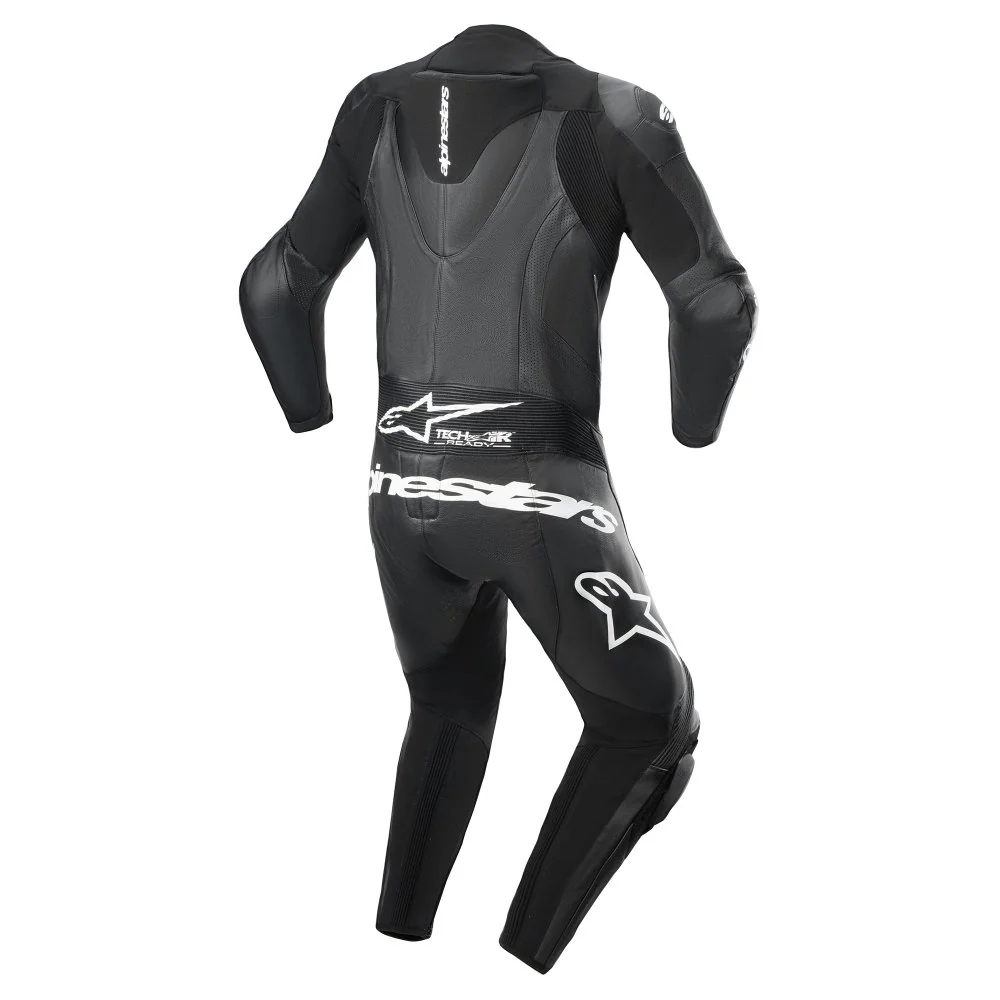 Alpinestars GP Racing Ahead Edition Leather Motorcycle Suit - Black & Shadow Gray - Image 2
