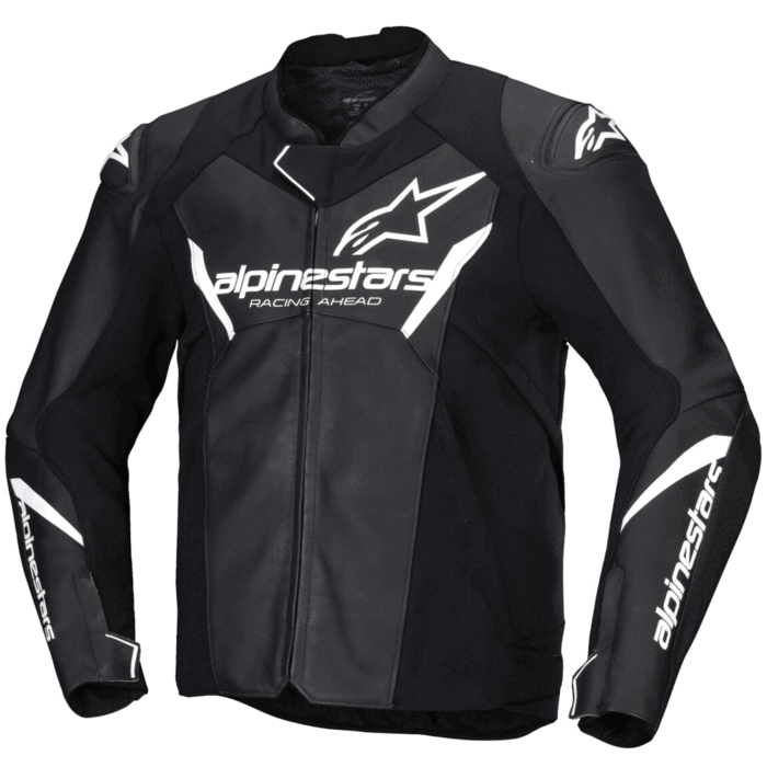 Alpinestars Faster V3 Professional Leather Motorcycle Jacket / Suit - Black & White