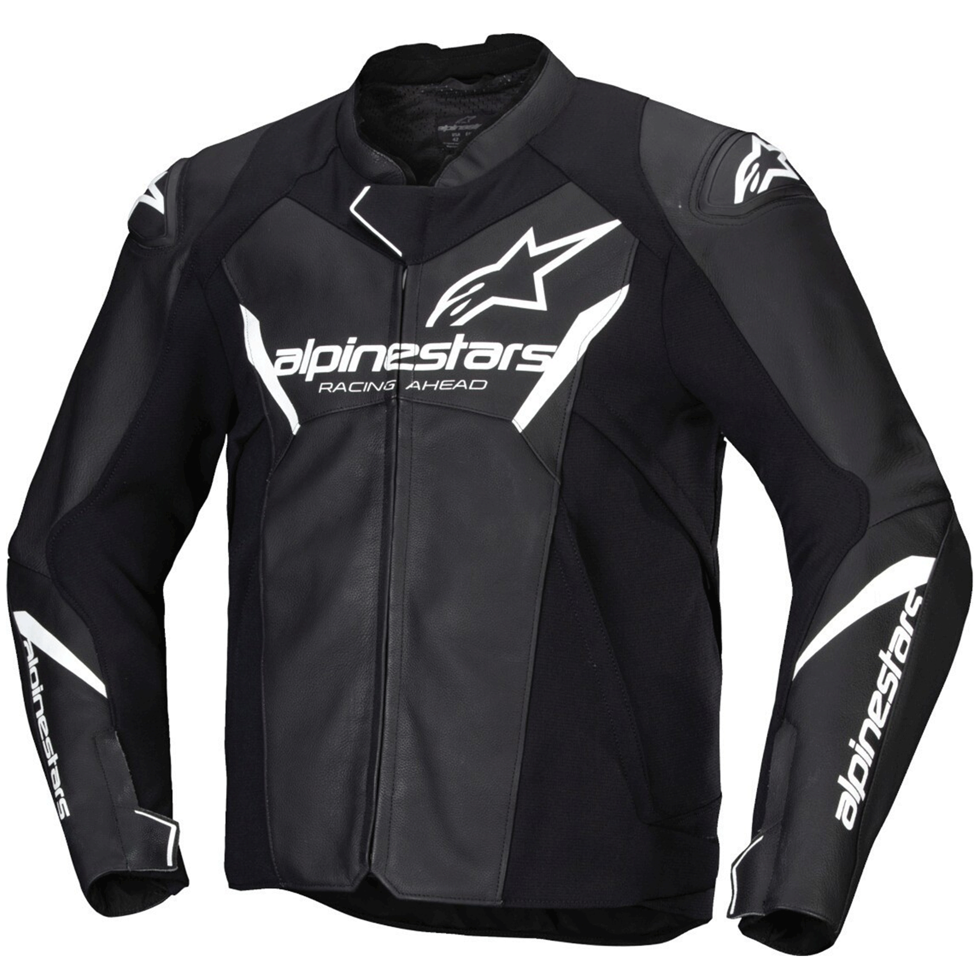 Alpinestars Faster V3 Professional Leather Motorcycle Jacket / Suit - Black & White