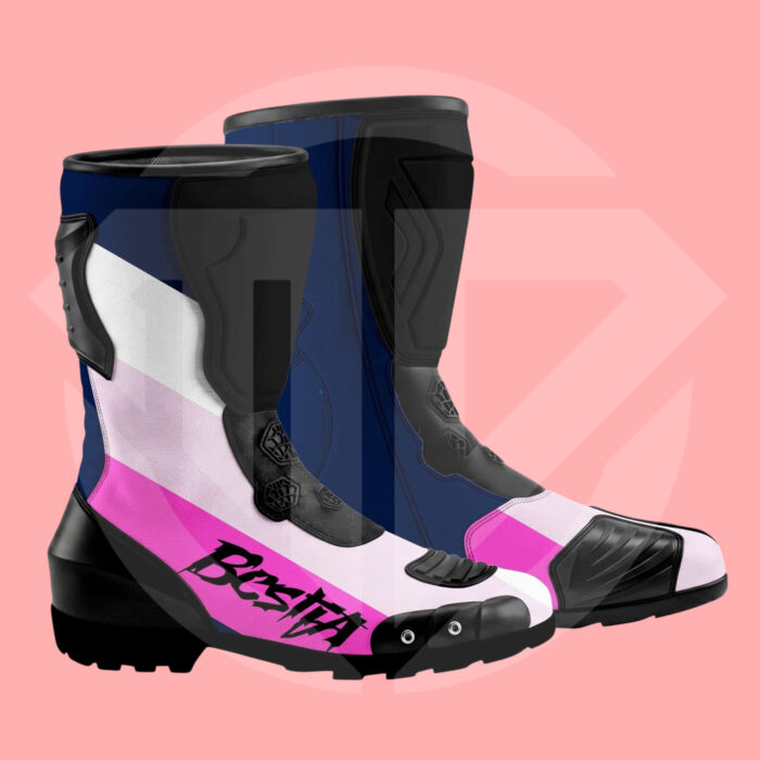 Pedro Acosta MotoGP 2026 KTM Red Bull Replica Leather Racing Boots