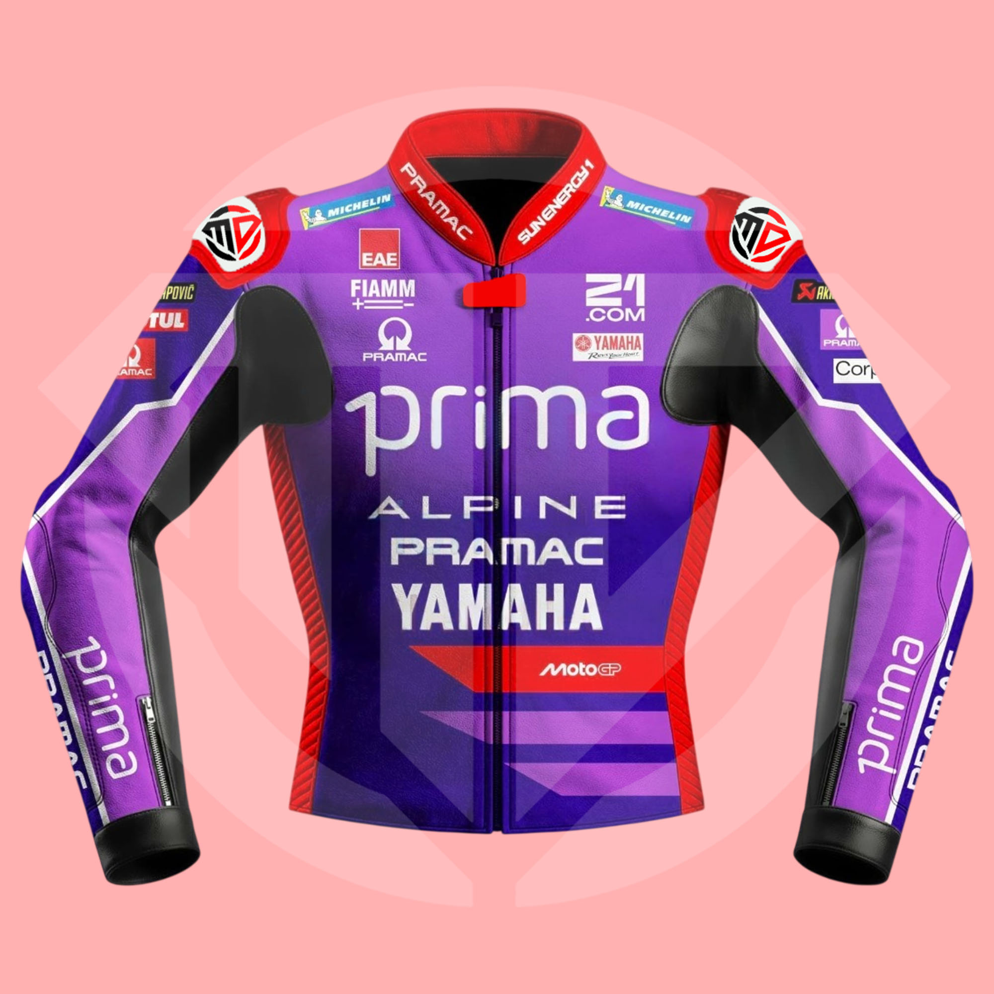Jack Miller MotoGP 2026 Pramac Yamaha Replica Racing Jacket