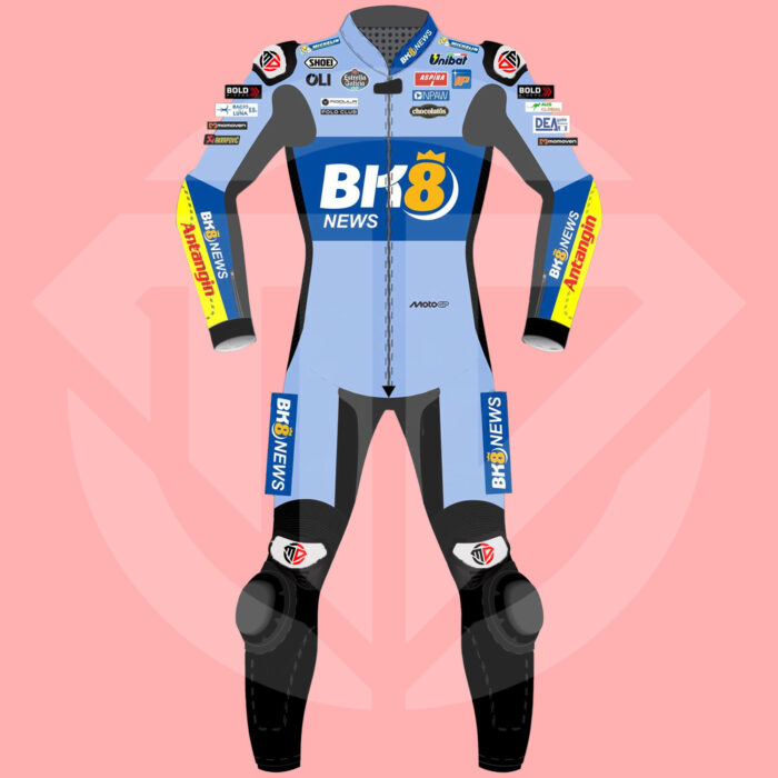 Alex Marquez MotoGP Racing Suit – 2026 Ducati Gresini (Black/Grey Edition)