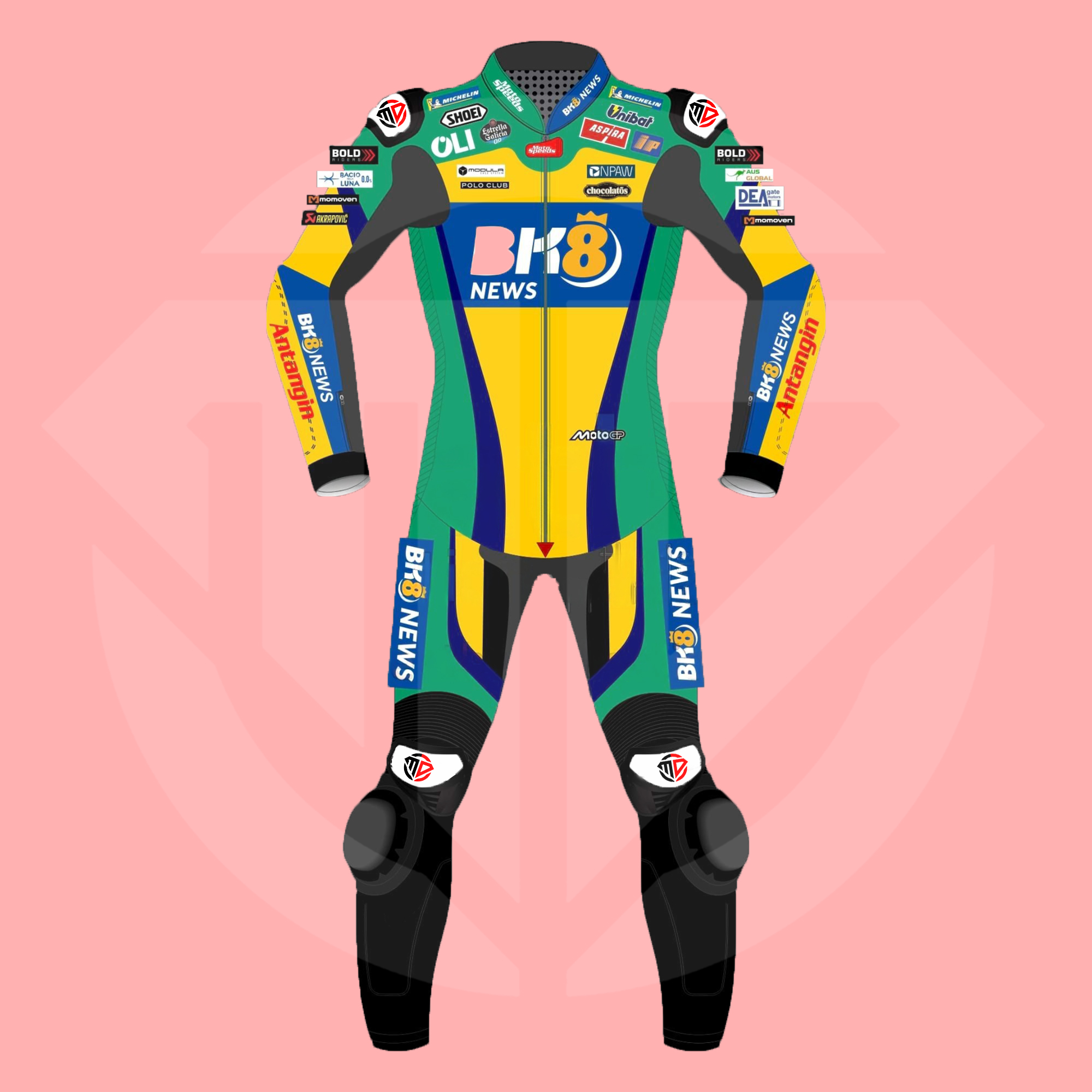 Alex Marquez MotoGP Racing Suit – 2026 Gresini Ducati Replica