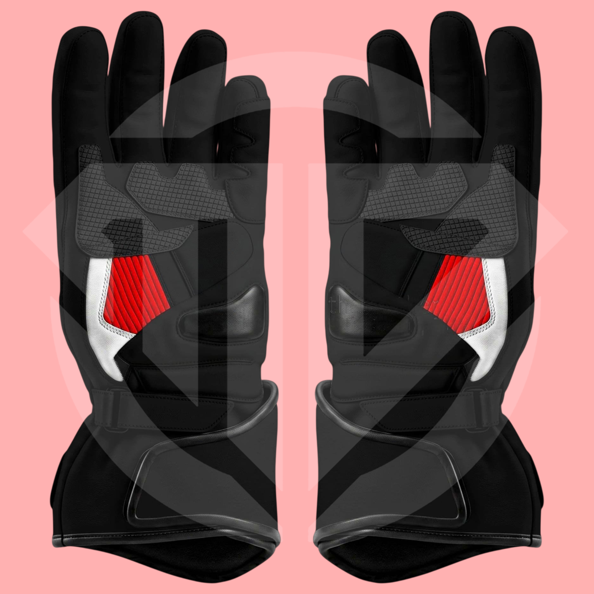 Iker Lecuona WSBK 2026 Team HRC Replica Leather Racing Gloves - Image 3