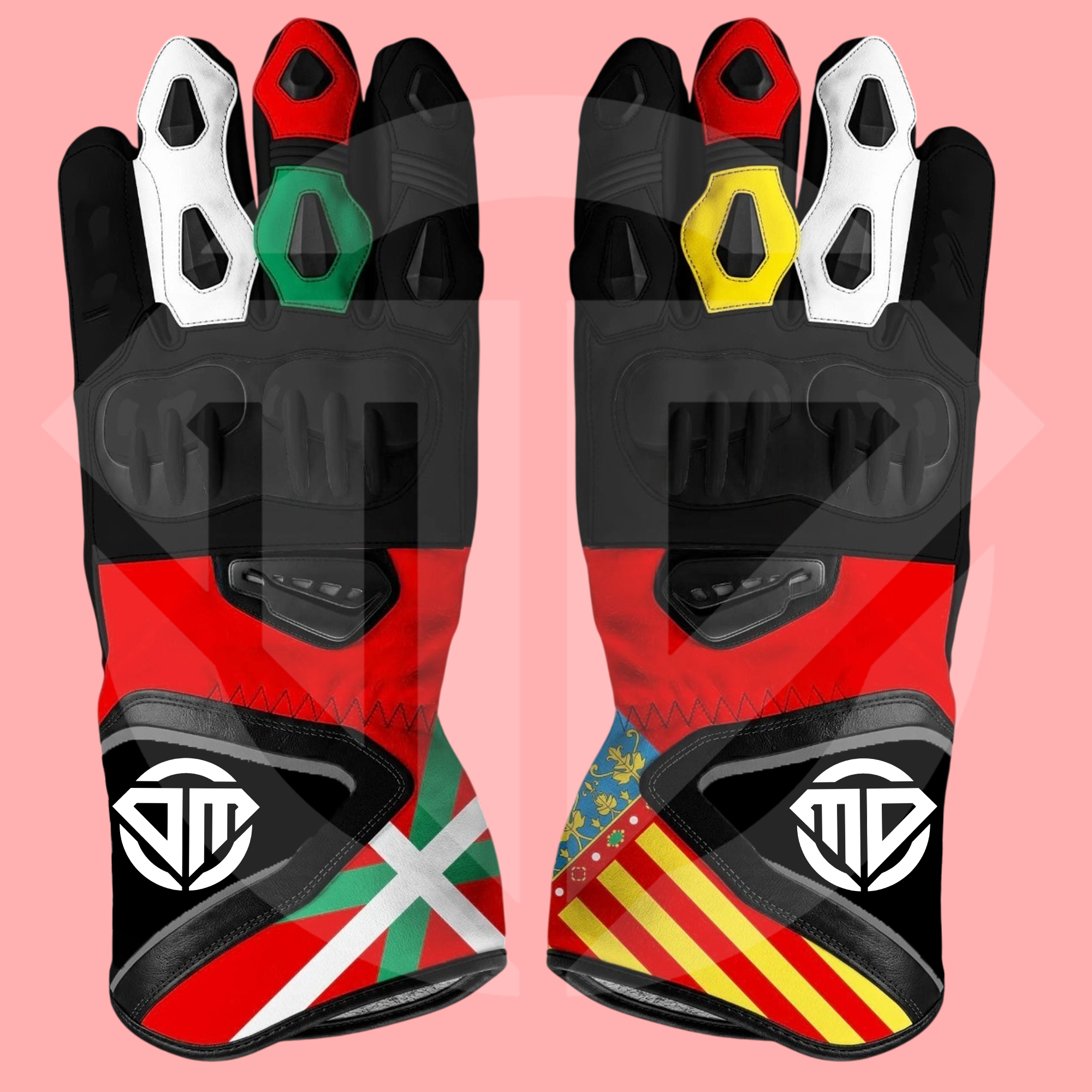 Iker Lecuona WSBK 2026 Team HRC Replica Leather Racing Gloves - Image 2