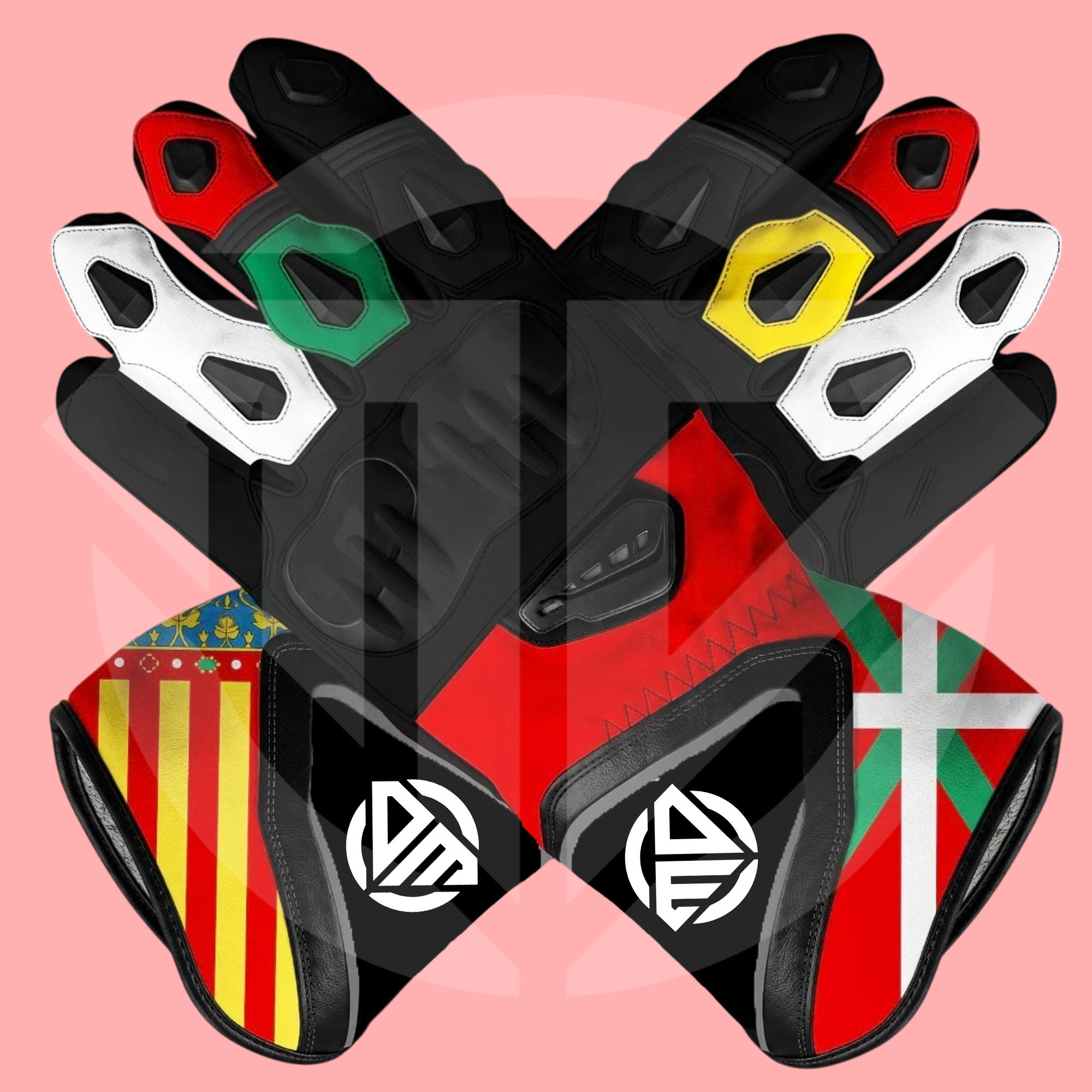 Iker Lecuona WSBK 2026 Team HRC Replica Leather Racing Gloves