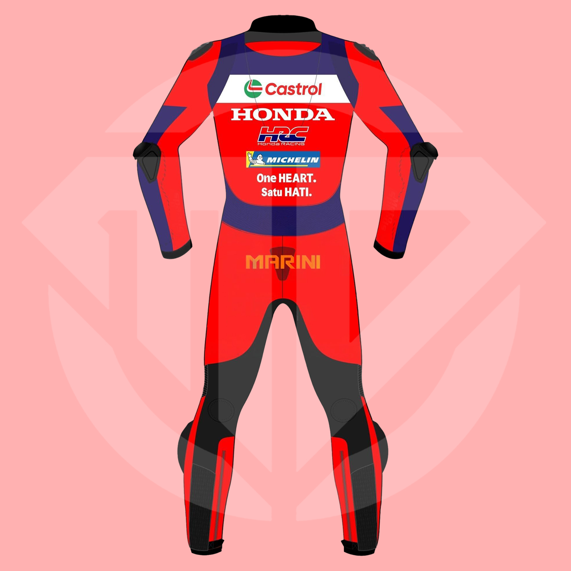 Luca Marini MotoGP Racing Suit – 2026 Honda HRC Replica - Image 2