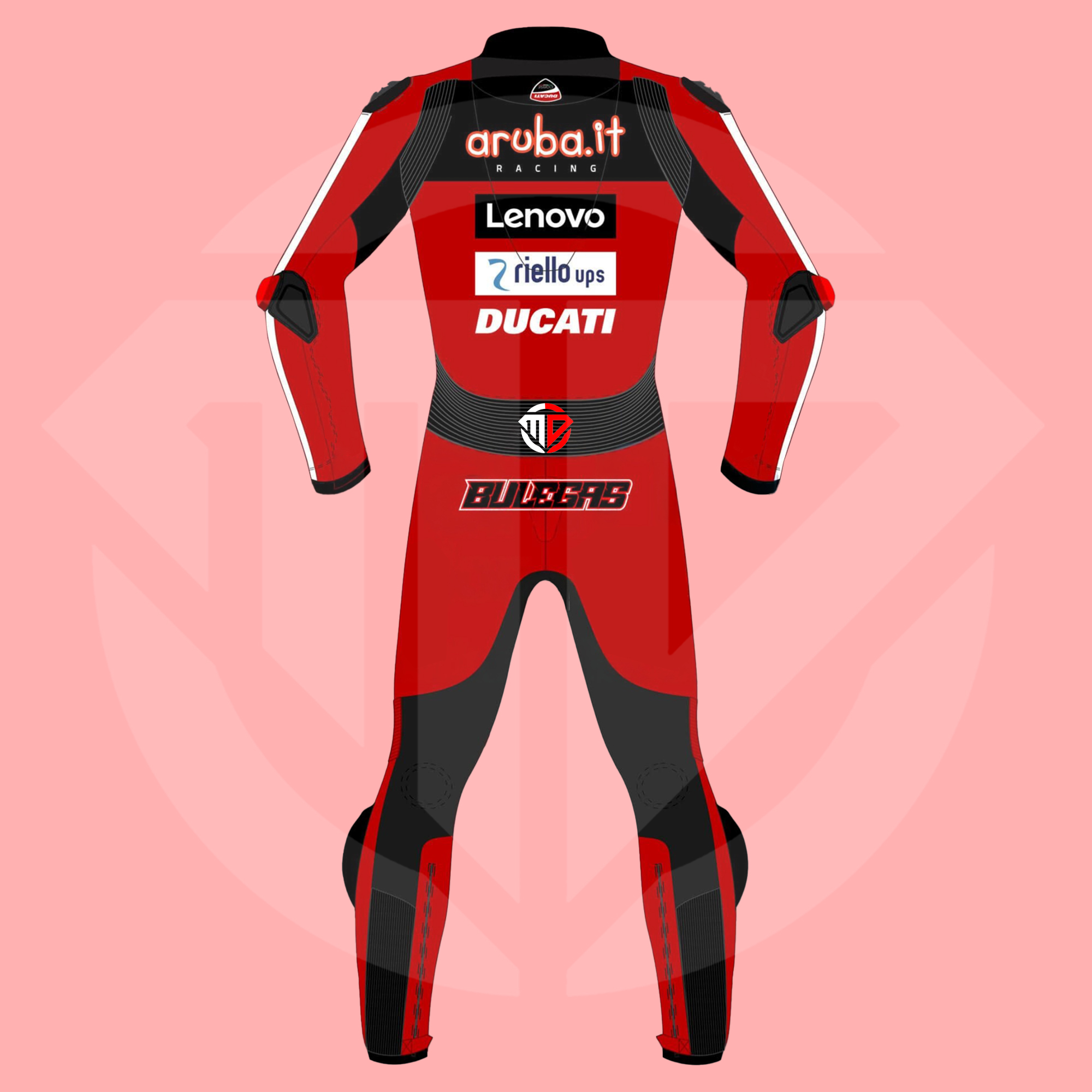 Nicolo Bulega WSBK Racing Suit – 2026 Team Ducati Replica - Image 2
