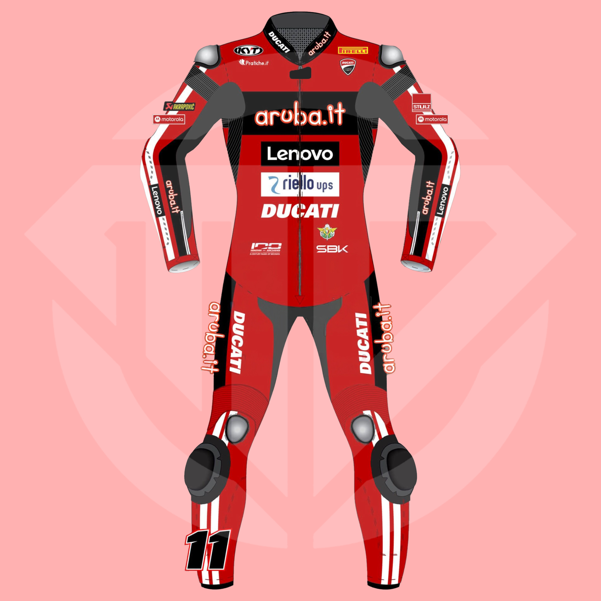 Nicolo Bulega WSBK Racing Suit – 2026 Team Ducati Replica
