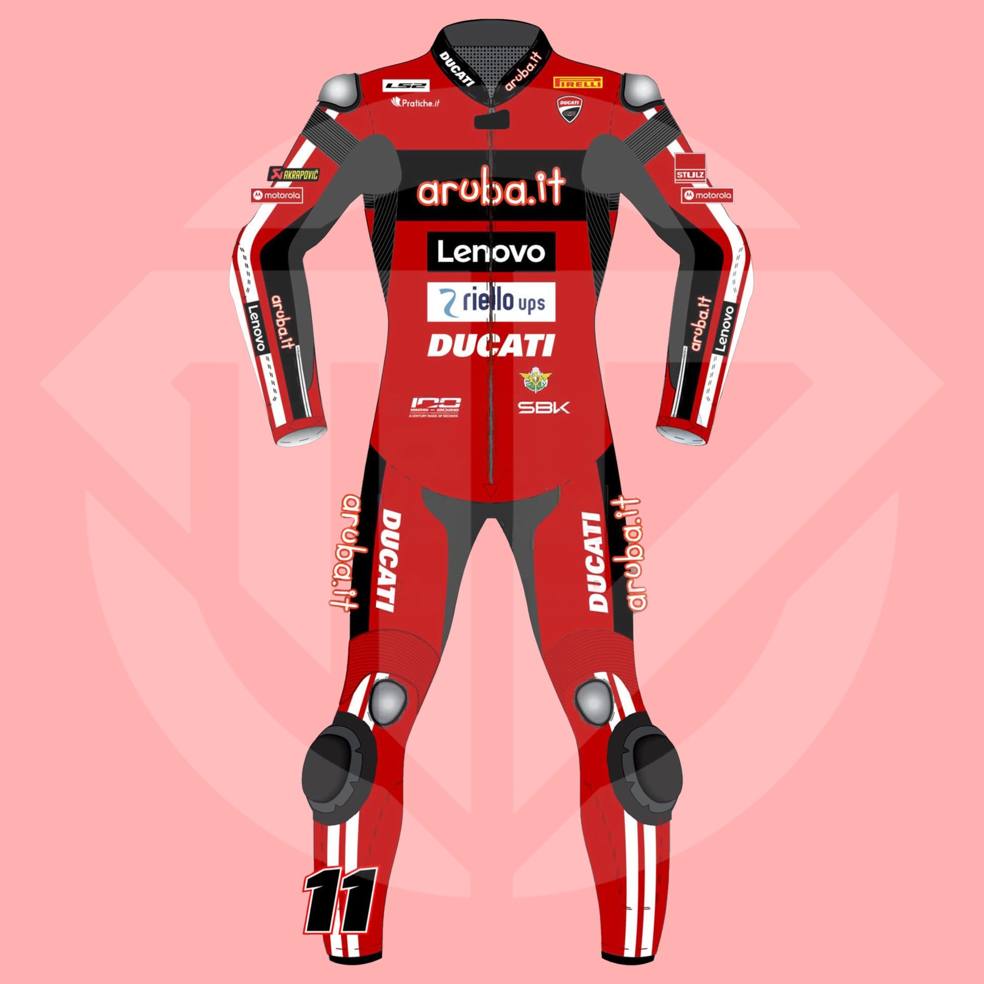 Iker Lecuona WSBK Racing Suit – 2026 Team Ducati Replica
