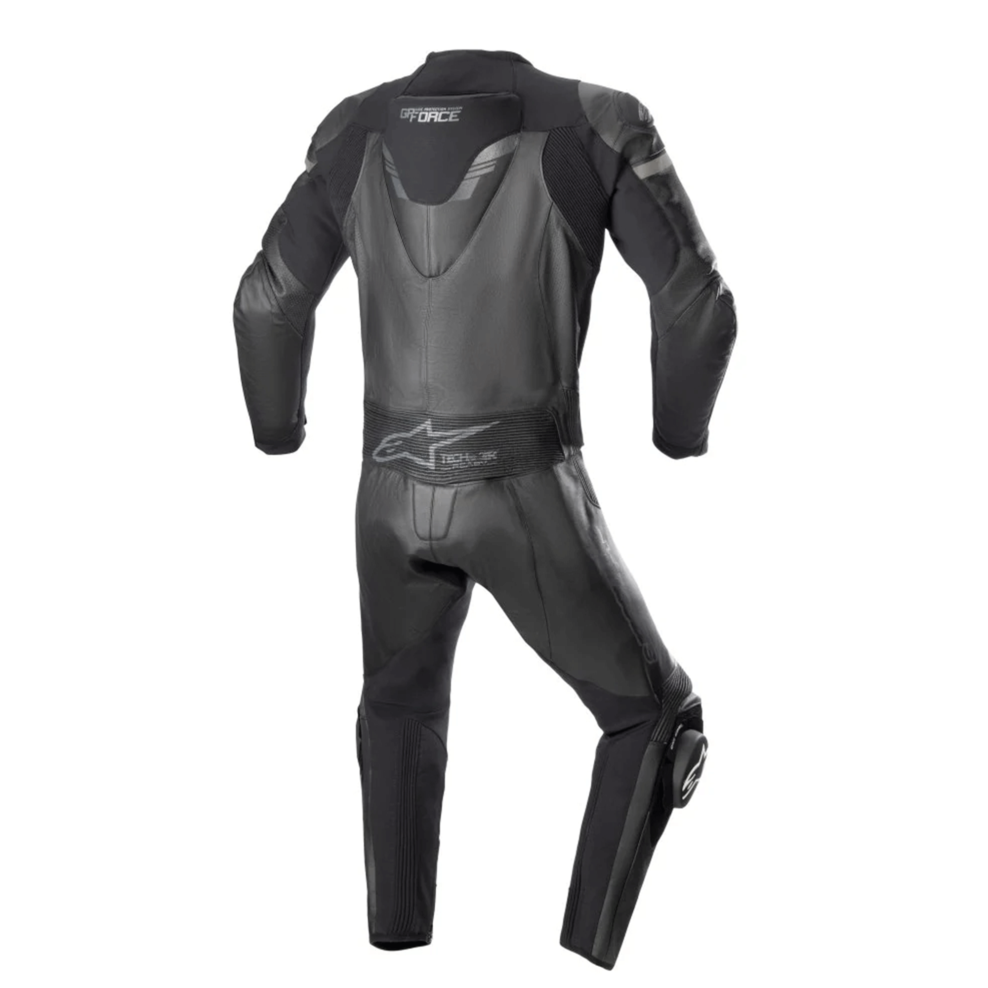 Alpinestars GP Force Chaser Leather Motorcycle Suit - Matte Black & Dark Gray - Image 2