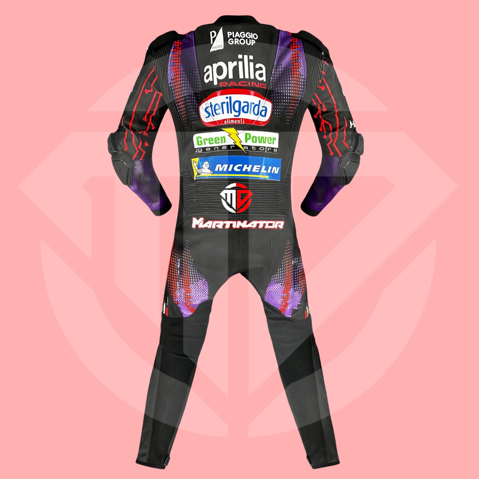 Jorge Martin MotoGP 2026 Aprilia Racing Replica Racing Suit - Image 2