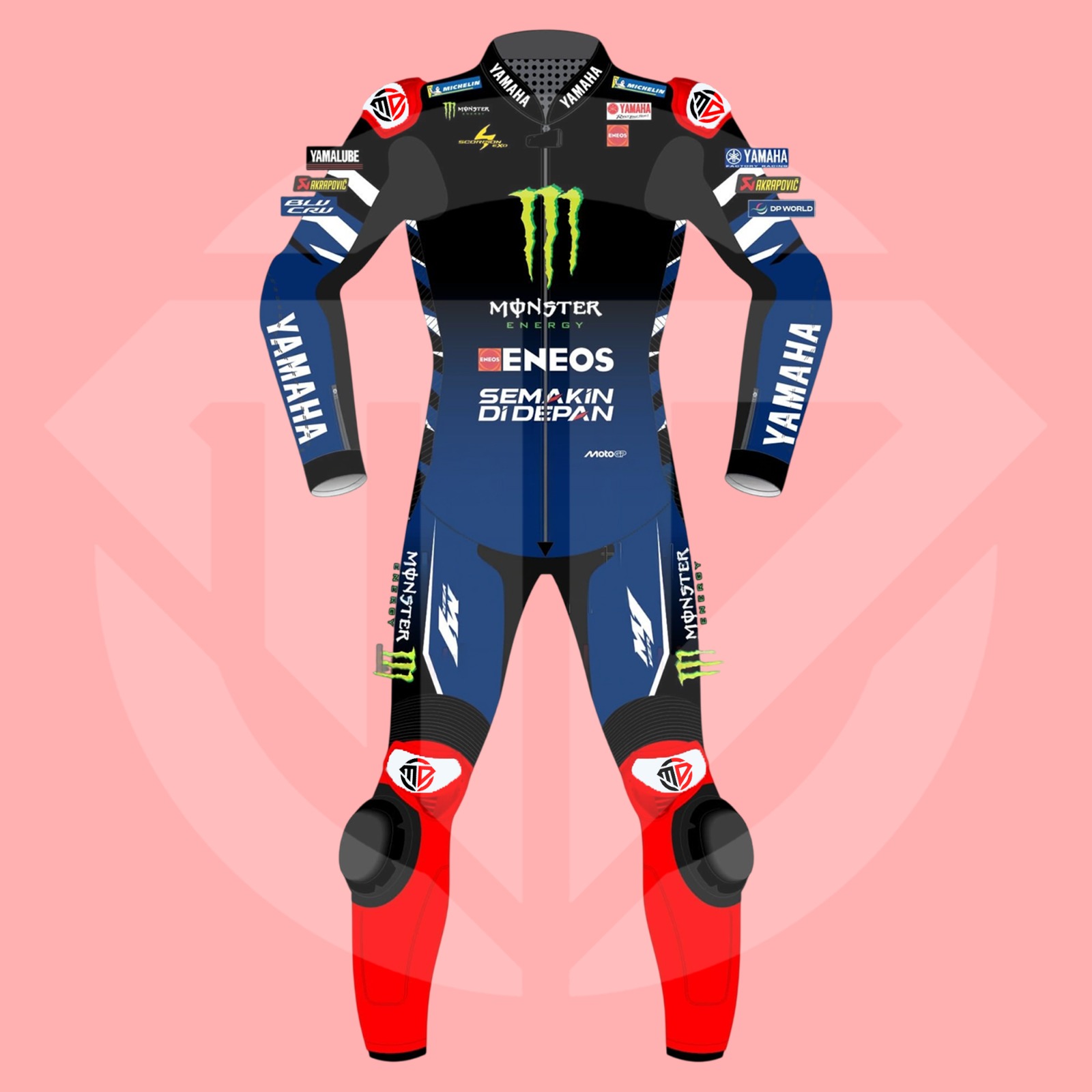 Alex Rins MotoGP 2026 Monster Energy Yamaha Replica Racing Suit