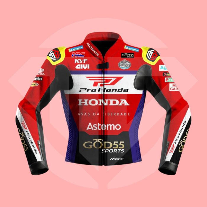 Diogo Moreira MotoGP 2026 Honda LCR Replica Racing Jacket