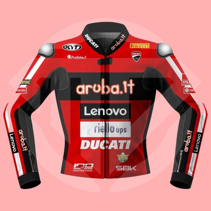 Nicolo Bulega WSBK 2026 Ducati Replica Racing Jacket