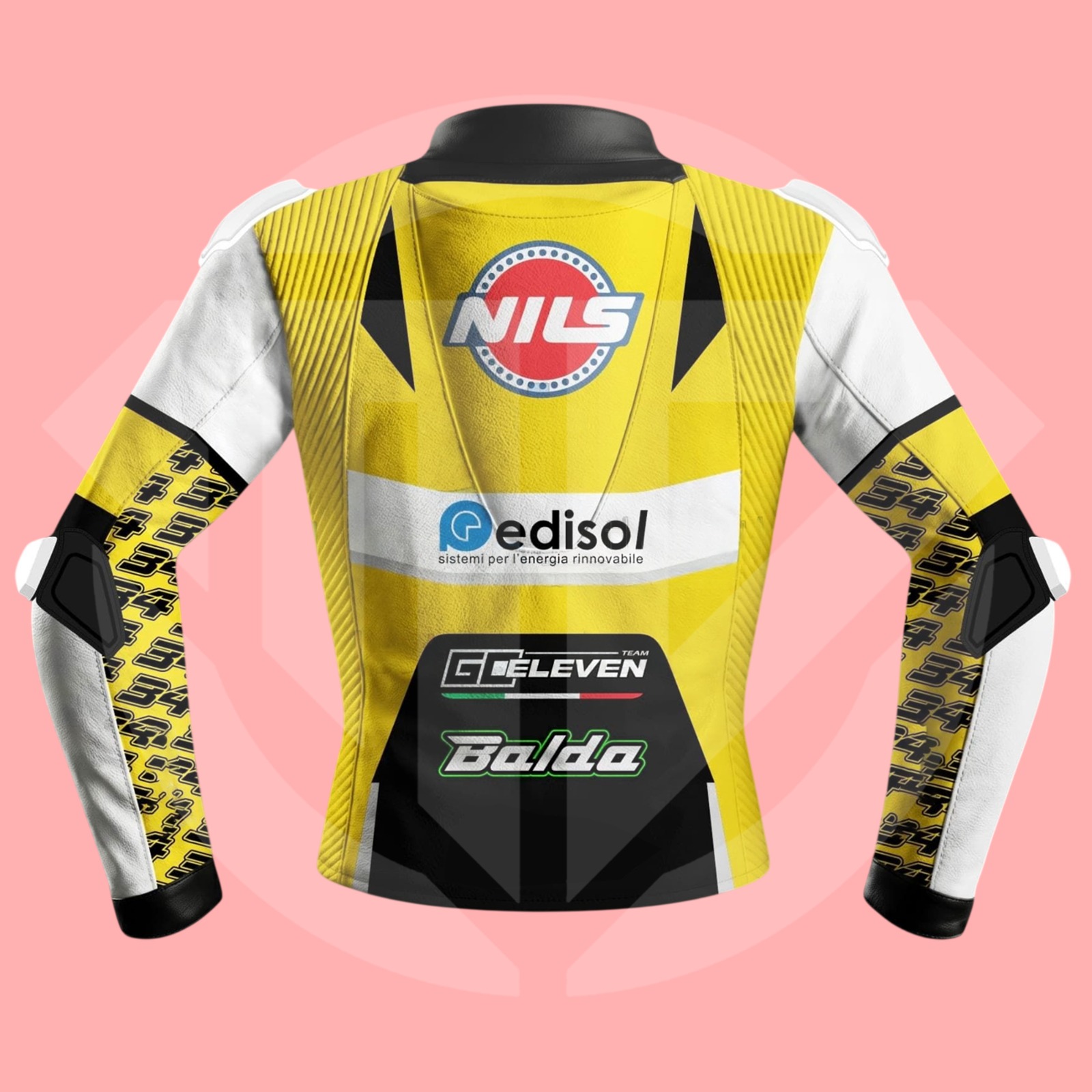 Lorenzo Baldassarri WSBK 2026 Ducati Replica Racing Jacket - Image 2