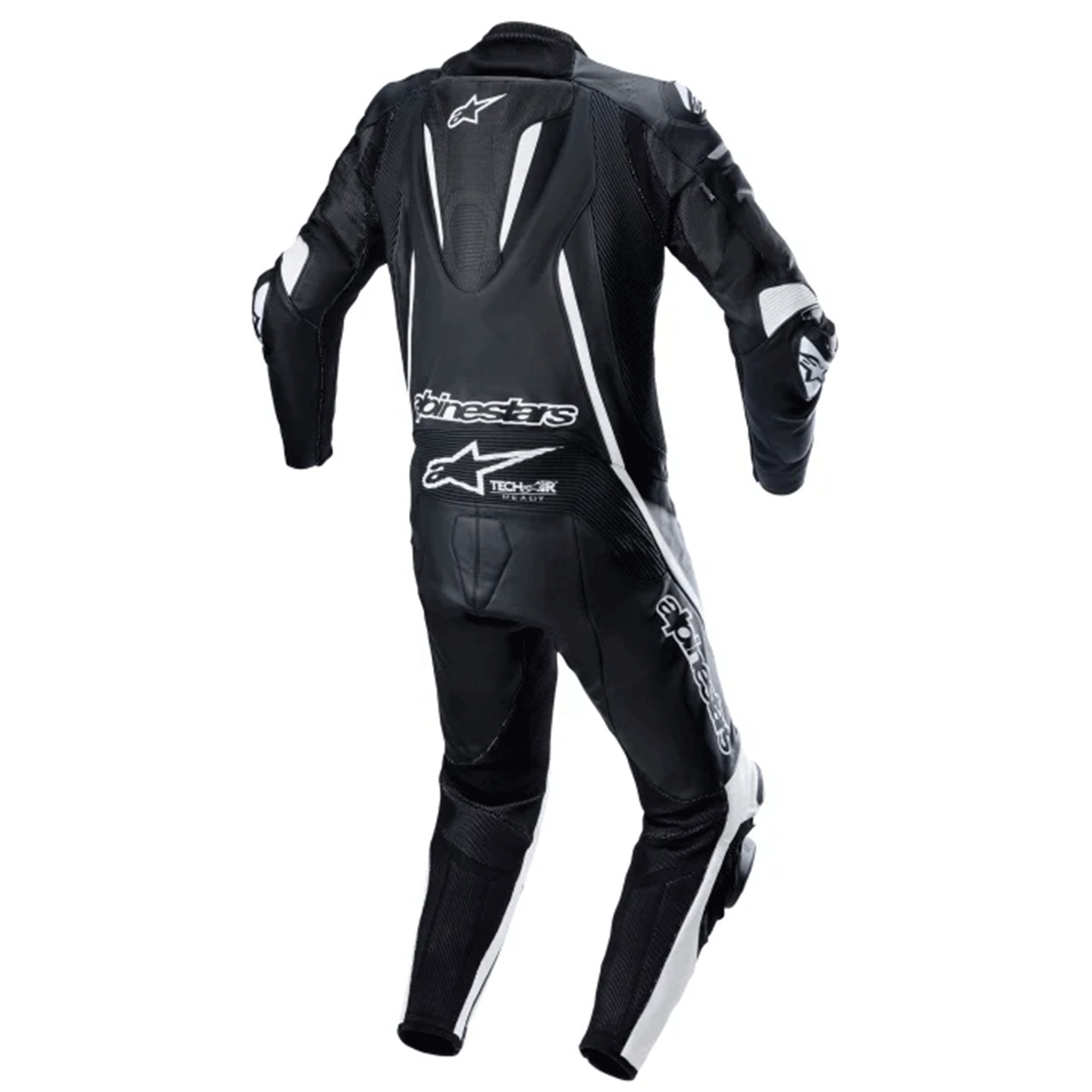 Alpinestars Fusion Professional Leather Motorcycle Suit - Black & White - Image 2
