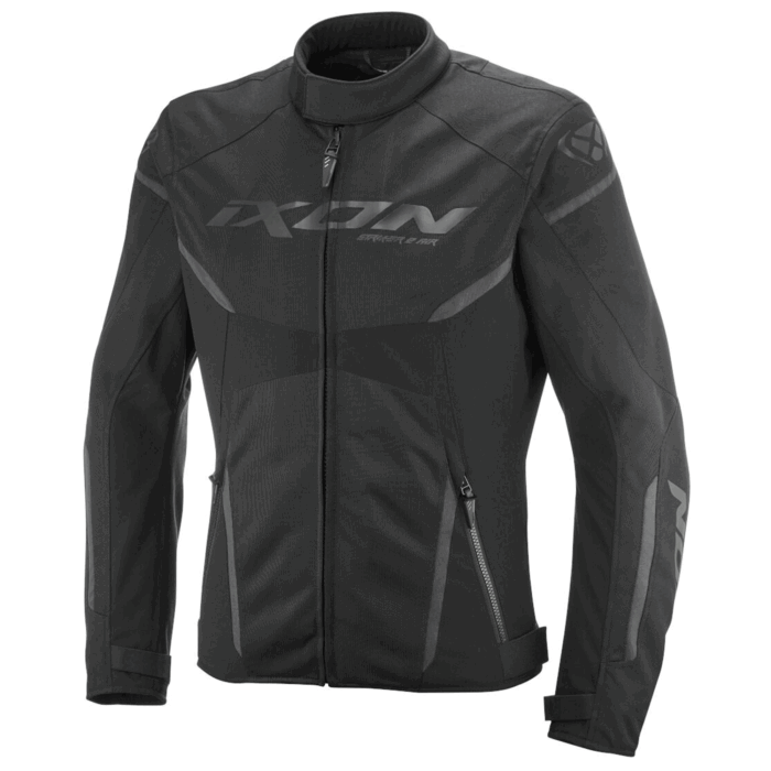 Ixon Striker Air Fabric Motorcycle Jacket All-Black Stealth Edition