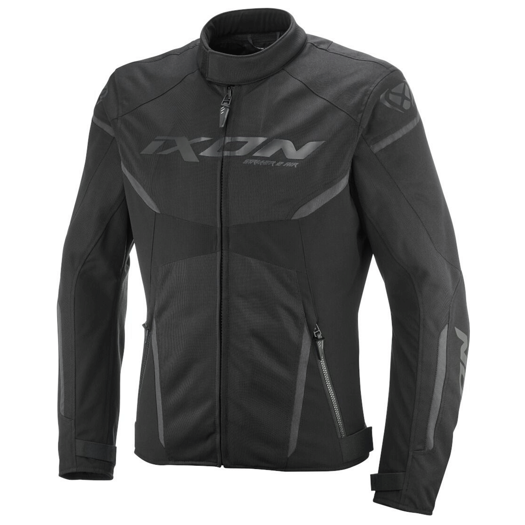 Ixon Striker Air Fabric Motorcycle Jacket All-Black Stealth Edition