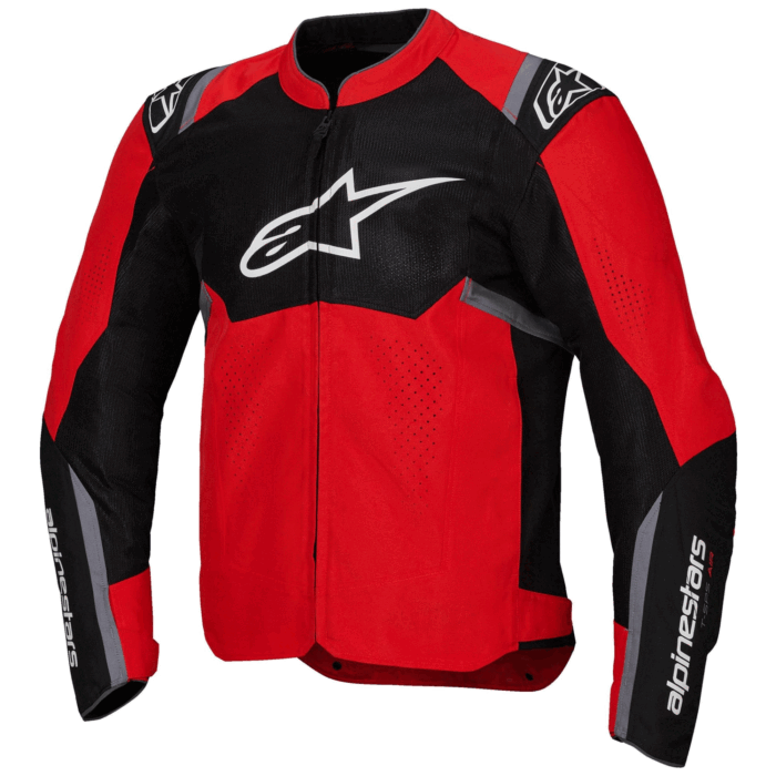 Alpinestars T-SPS Air Fabric Motorcycle Jacket Red, Black & Gray Edition