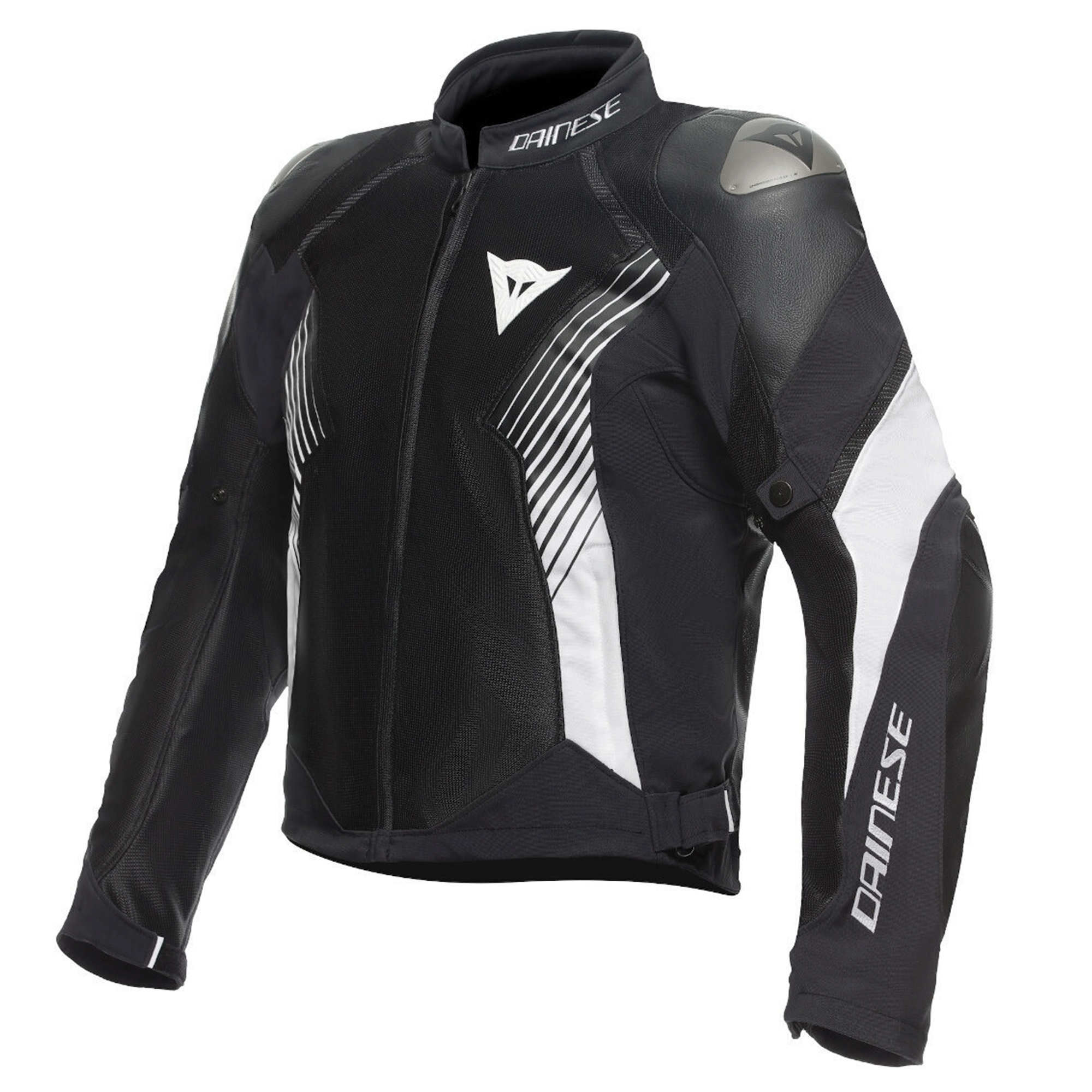 Dainese Super Speed Tex Textile Motorcycle Jacket Black & White Edition