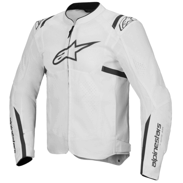 Alpinestars T-SPS Air Fabric Motorcycle Jacket Ice White & Black Edition