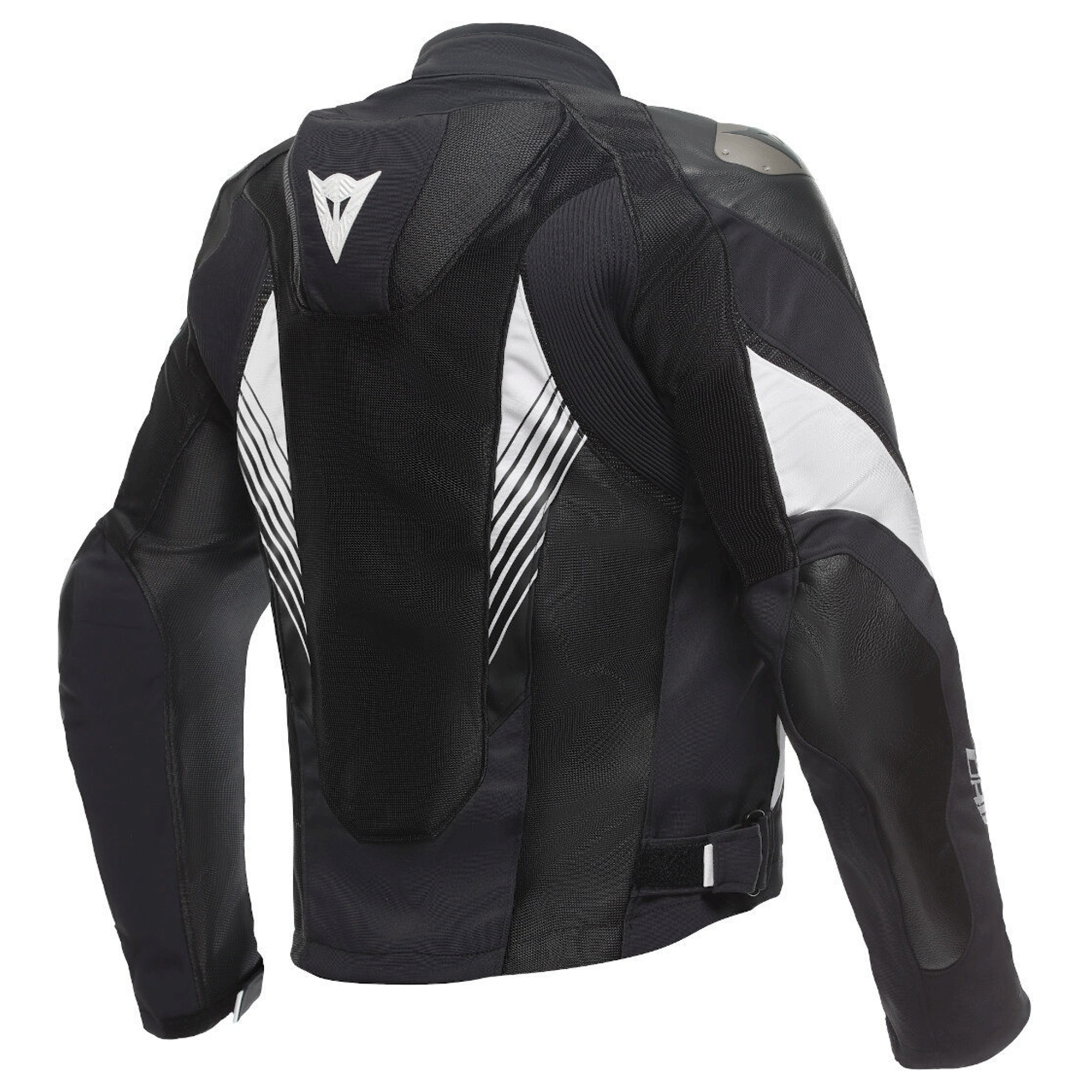 Dainese Super Speed Tex Textile Motorcycle Jacket Black & White Edition - Image 2