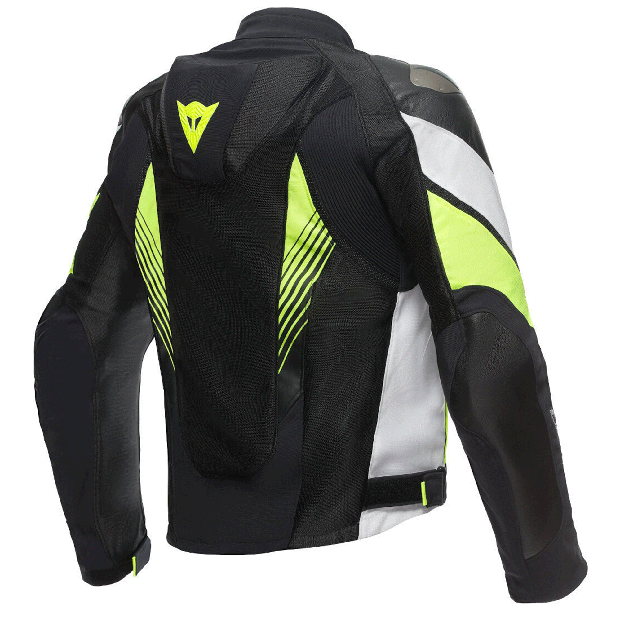 Dainese Super Speed Tex Textile Motorcycle Jacket Black & Fluo Yellow Edition - Image 2