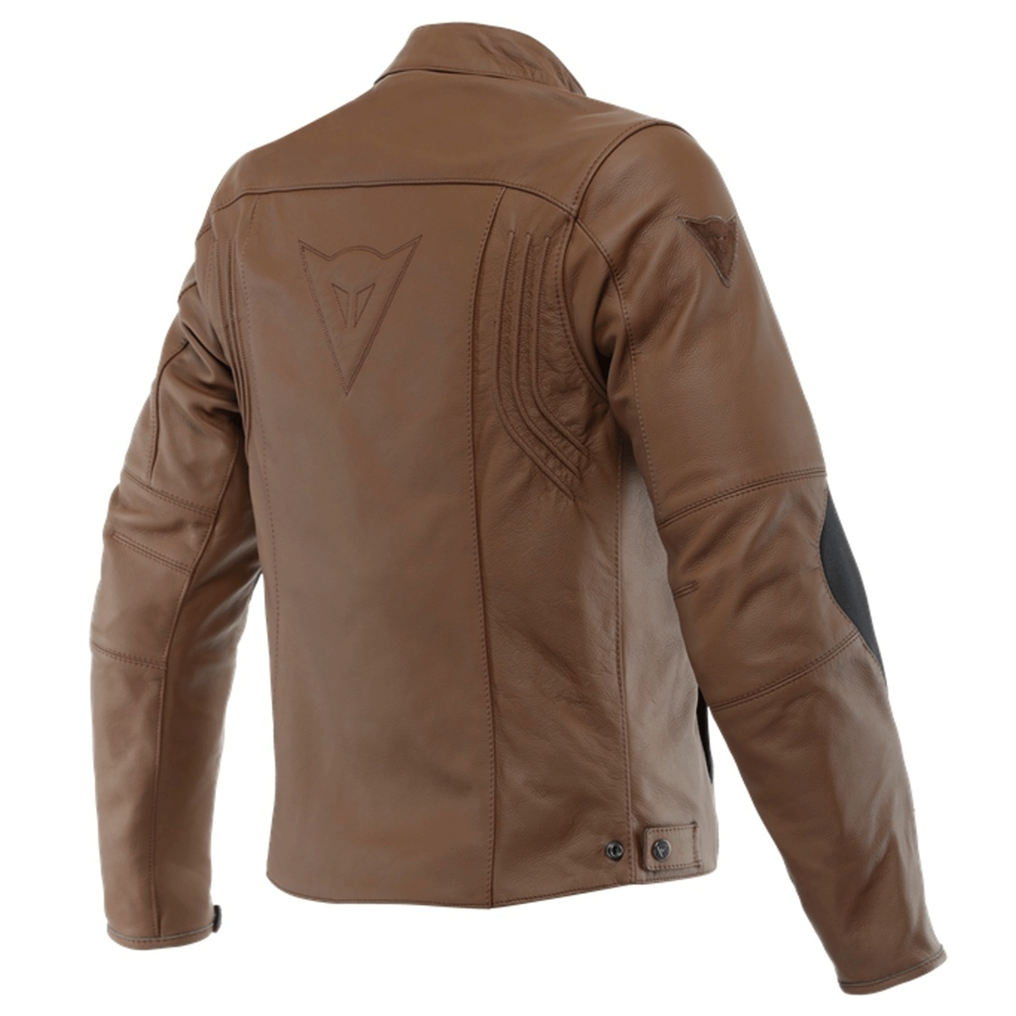 Dainese Avro 4 Leather Motorcycle Jacket Tobacco Brown & Black Edition - Image 2