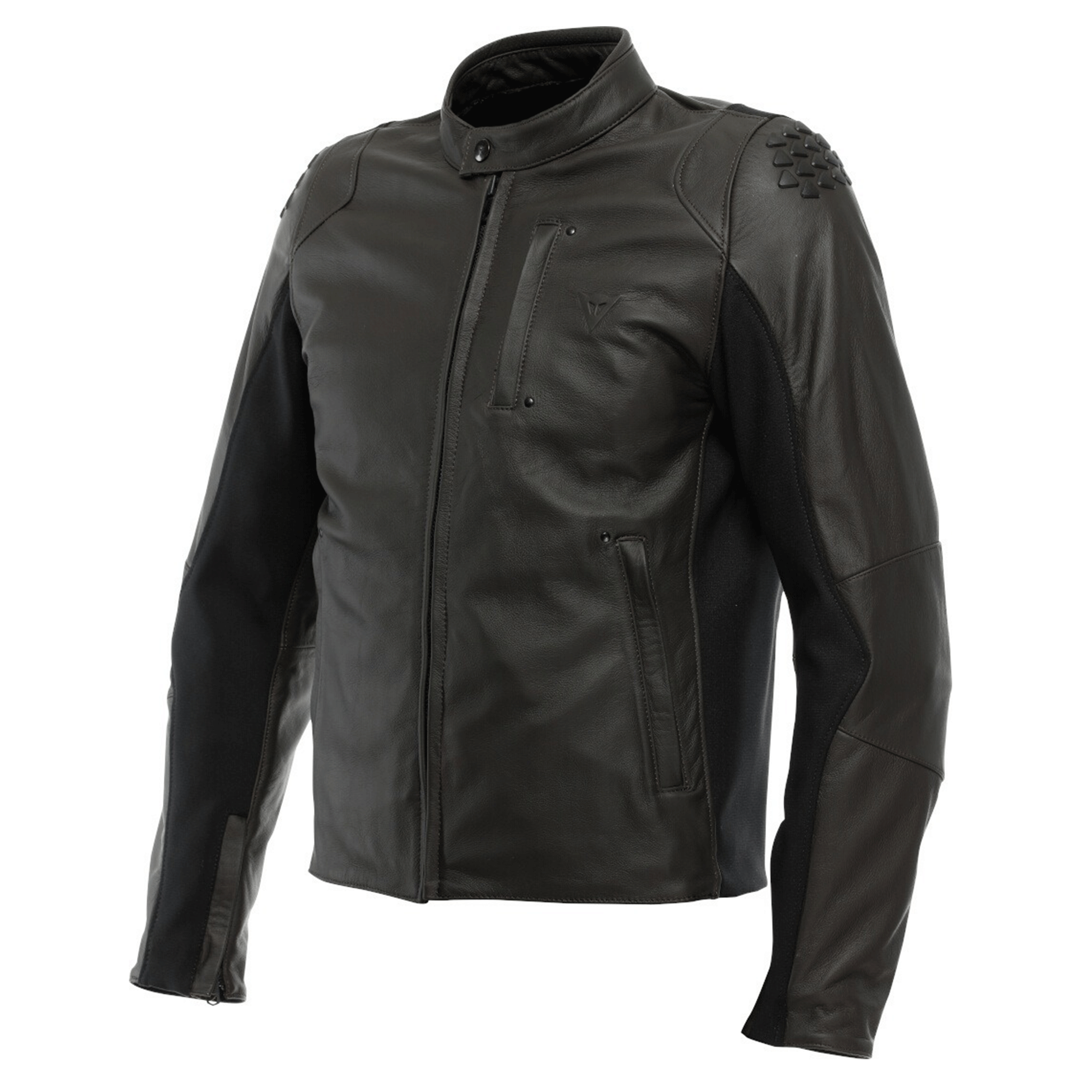 Dainese Mike 3 Leather Motorcycle Jacket Studded Matt Black Edition