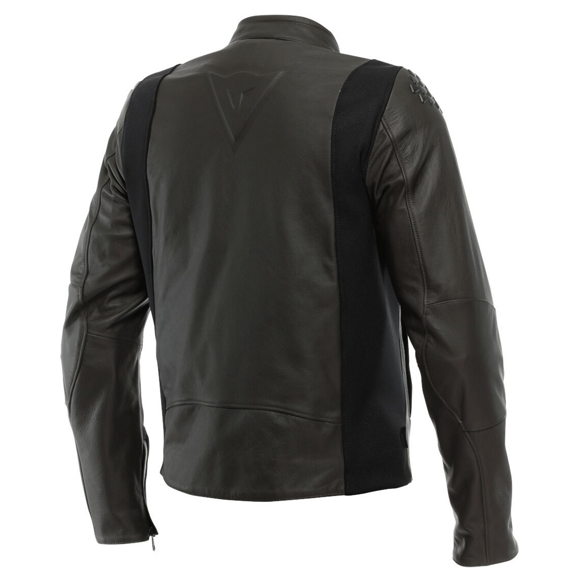 Dainese Mike 3 Leather Motorcycle Jacket Studded Matt Black Edition - Image 2
