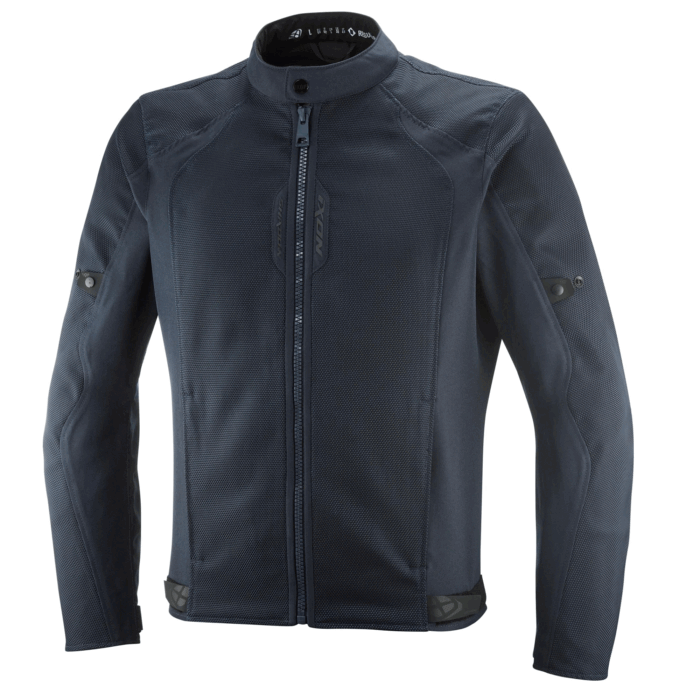 Ixon Shadow Lightweight Fabric Motorcycle Mesh Jacket Navy Blue Edition