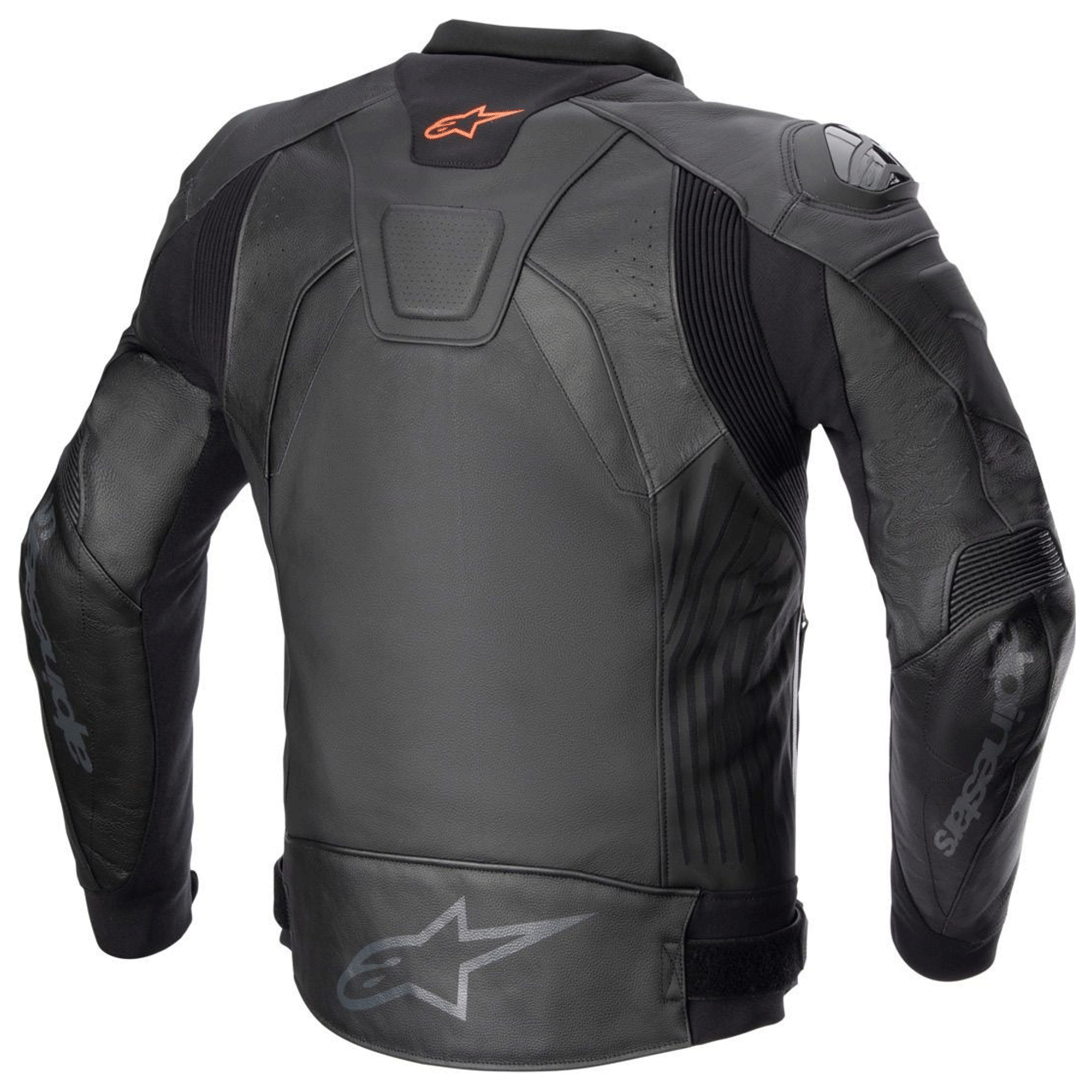 Alpinestars Missile V2 Ignition Leather Motorcycle Jacket Black Stealth Edition - Image 2