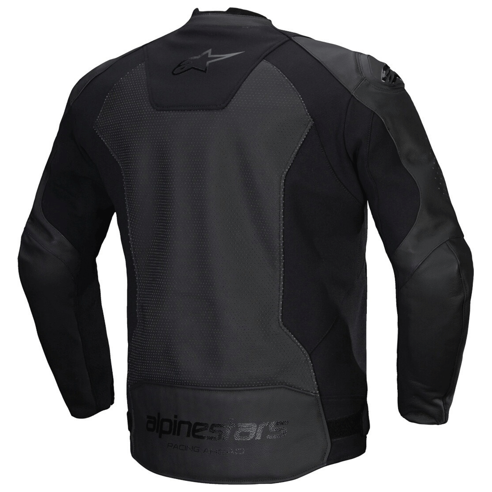 Alpinestars GP Force Racing Ahead Edition Blackout Stealth Leather Motorcycle Jacket - Image 2