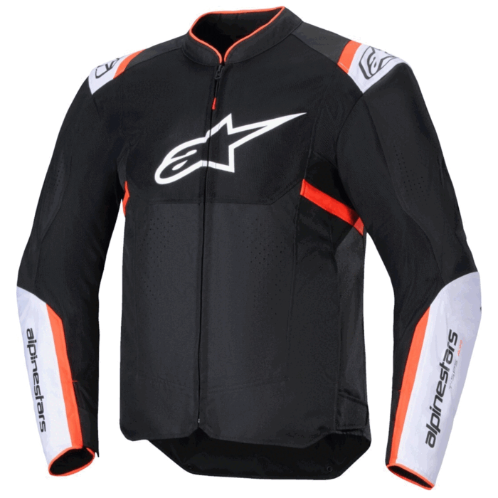 Alpinestars T-SPS Air Fabric Motorcycle Jacket Black & Red Edition