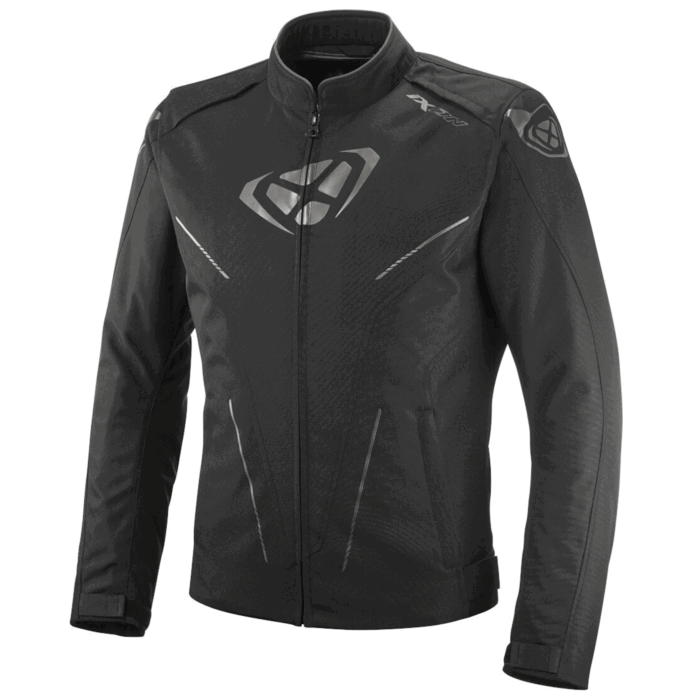 Ixon Fresh Fabric Motorcycle Mesh Jacket All-Black Stealth Edition