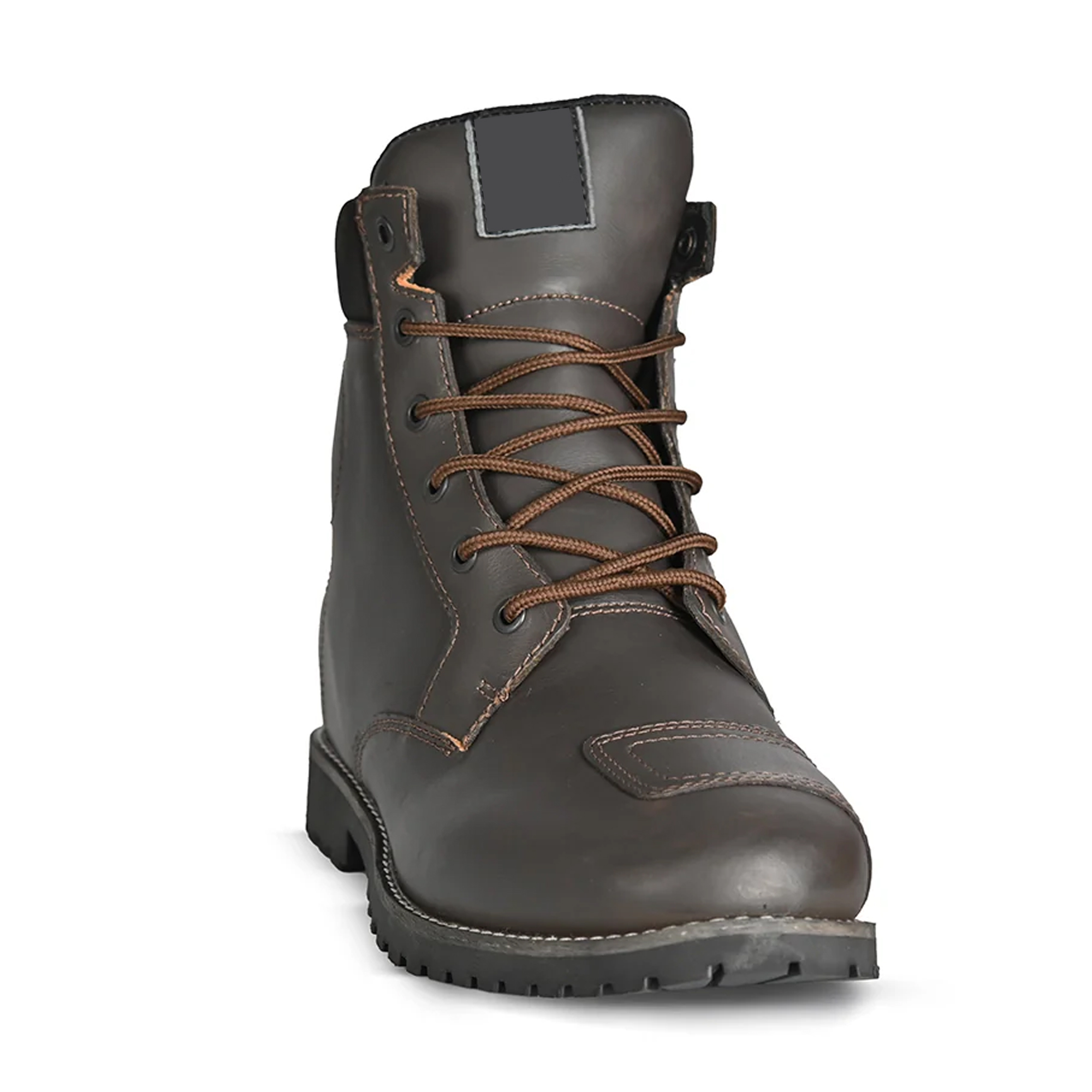Leather Urban Motorcycle Boots – Dark Brown Edition - Image 2