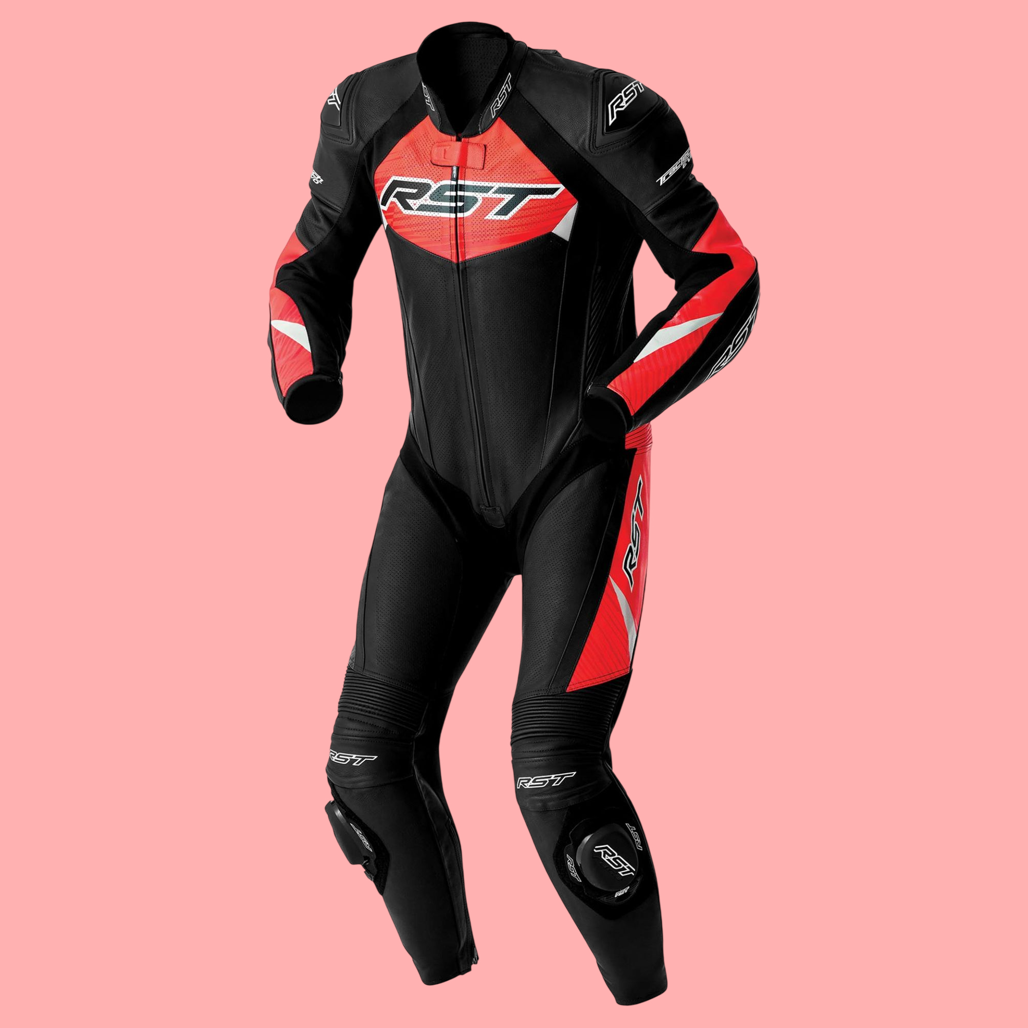 RST Tractech Evo D3O Professional 1-Piece Perforated Leather Racing Suit