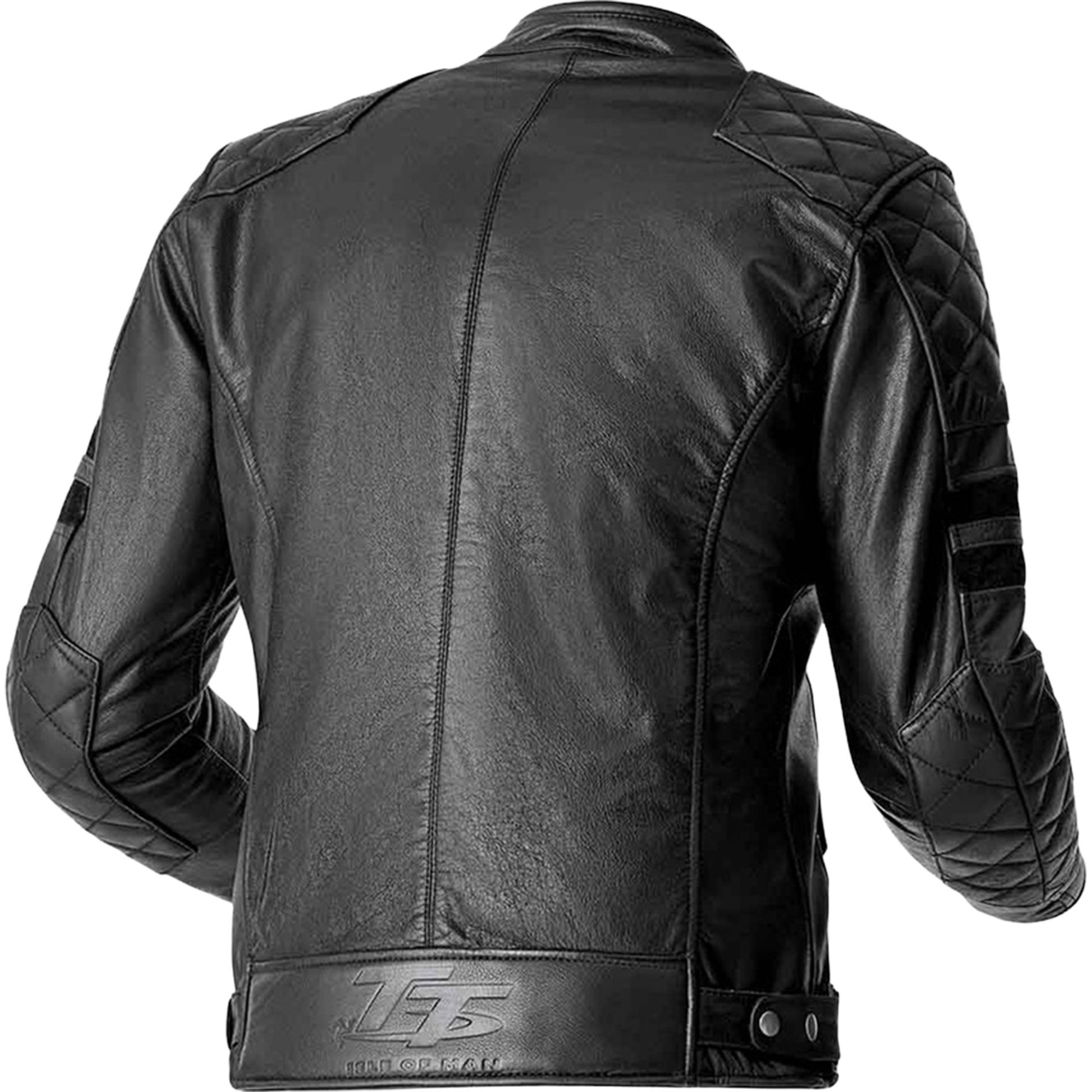 RST Hillberry D3O Motorcycle Leather Jacket - Premium Heritage Black - Image 2
