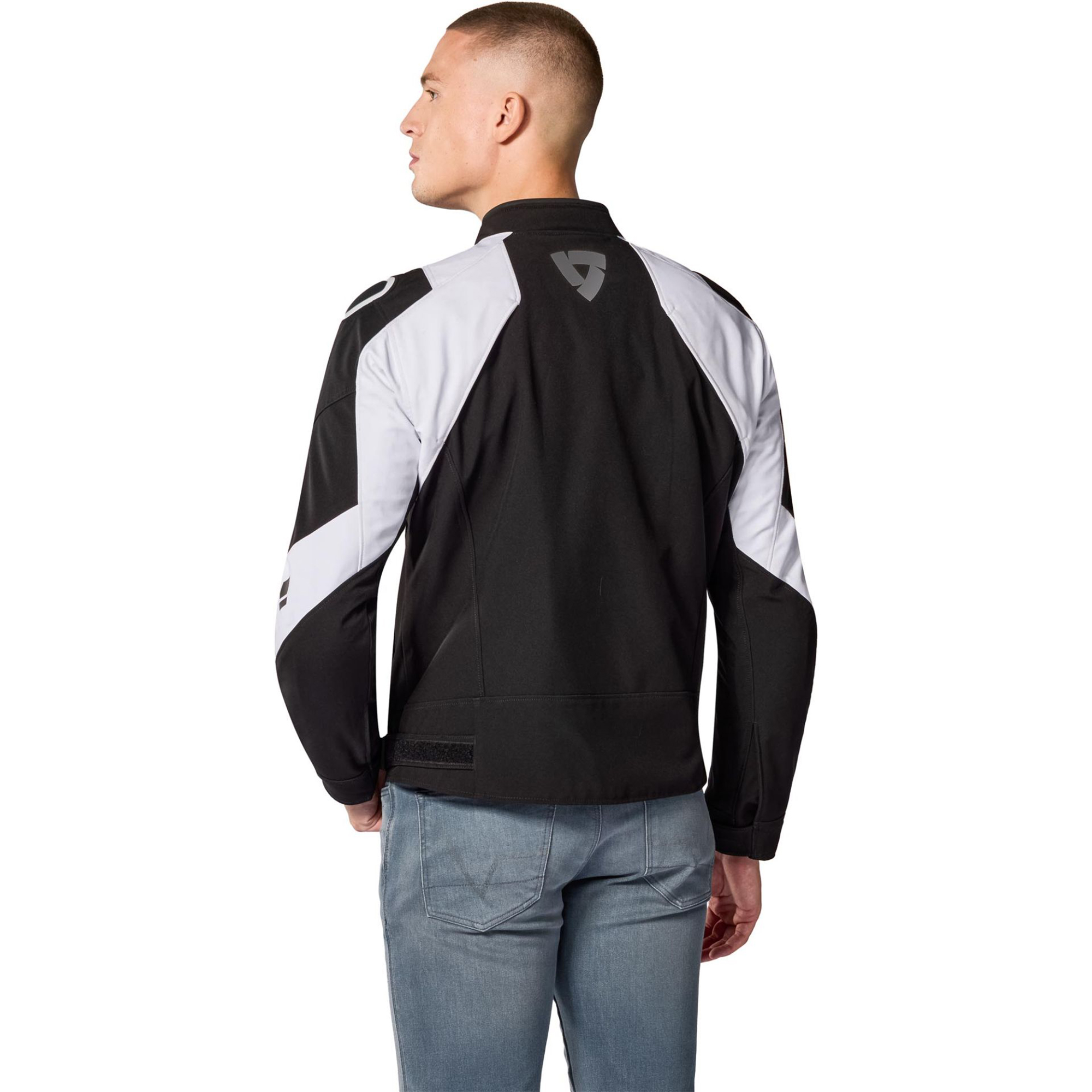 Revit Hyperspeed 3 H2O Waterproof Motorcycle Textile Jacket - Stealth Black & White Edition - Image 4