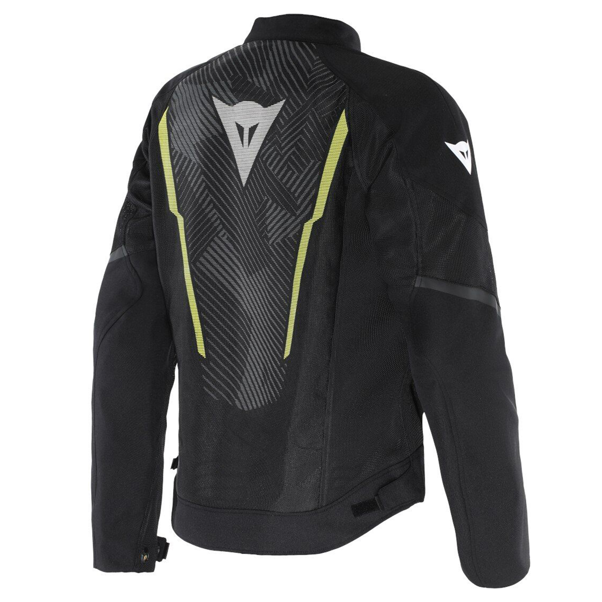 Dainese Herosphere Air S26 Motorcycle Textile Jacket - Black & Fluo Yellow - Image 2