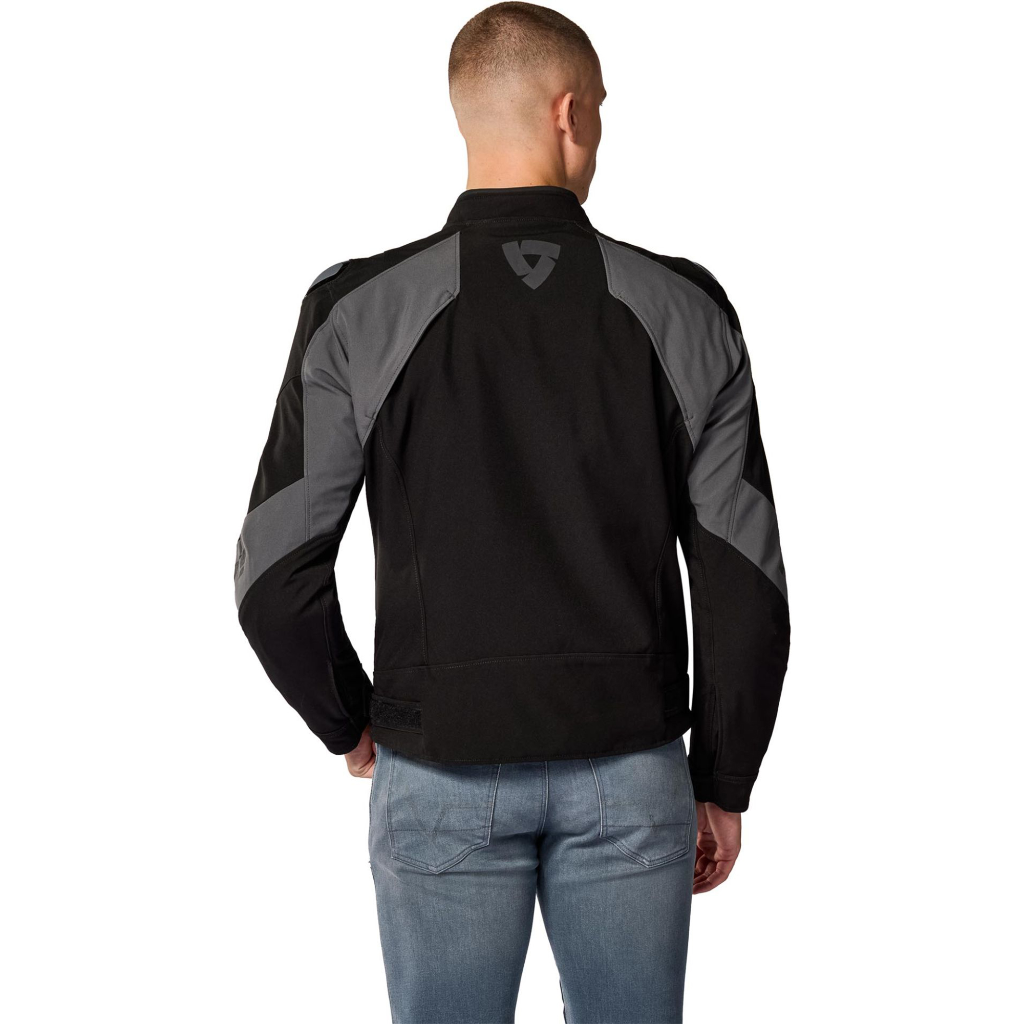 Revit Hyperspeed 3 H2O Waterproof Motorcycle Textile Jacket - Stealth Black & Dark Grey Edition - Image 4