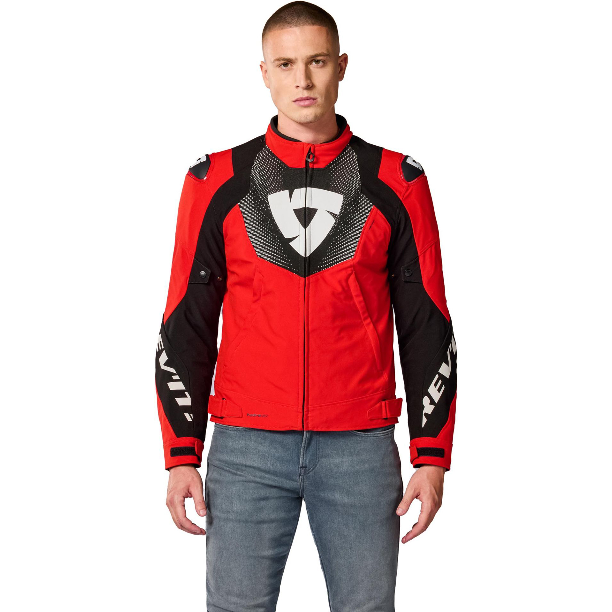 Revit Hyperspeed 3 H2O Waterproof Motorcycle Textile Jacket - Race Red & Black Edition - Image 3
